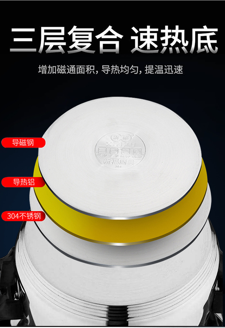 10L防爆高压锅 商用大容量燃气不锈钢特大号餐厅大型压力锅详情8