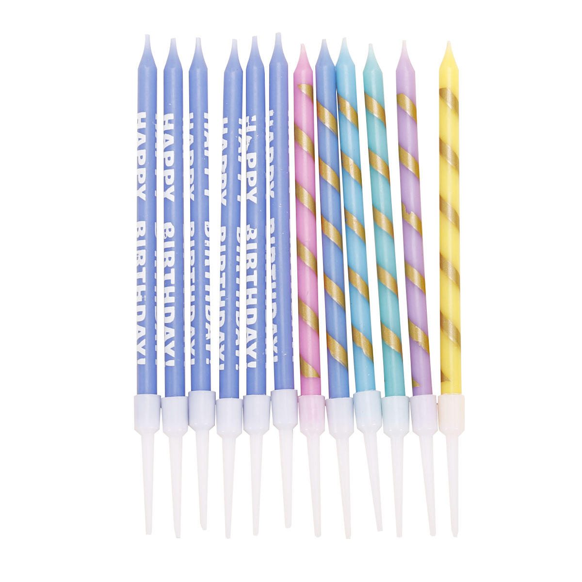 生日蜡烛/线蜡白底实物图