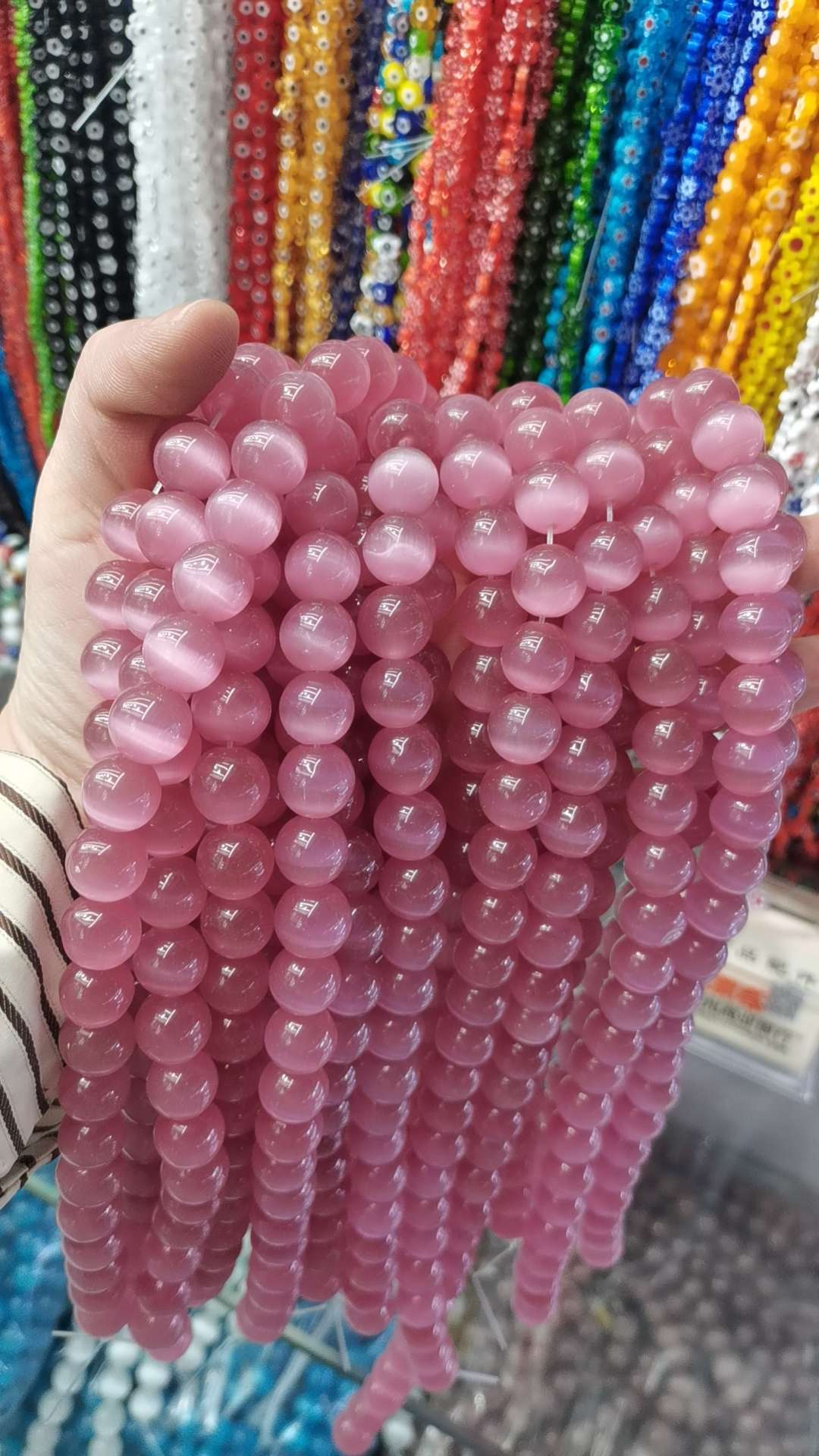 猫眼珠子 散珠串珠 DIY饰品配件 手工制作饰品材料 珠子手链项链配件 批发零售 