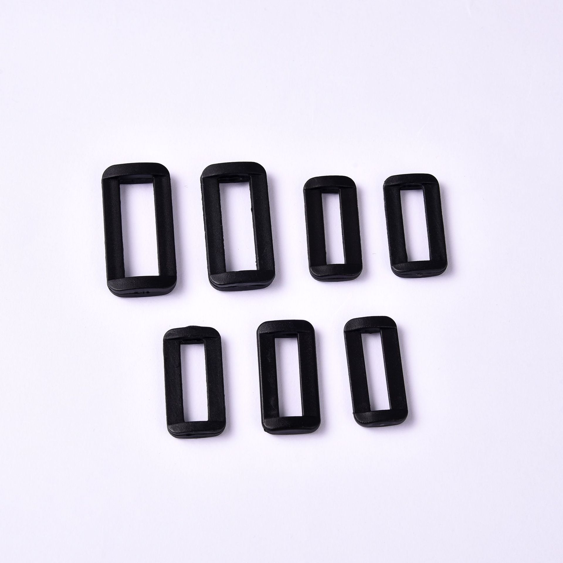 Weissing Button Manufacturers Direct Marketing Bra Buckle Plastic Underwear 089 Word Adjustment Buckle Accessories Black And White Transparent Shoulder Strap Adjustment Buckle White 1.5Cm Specification drawing