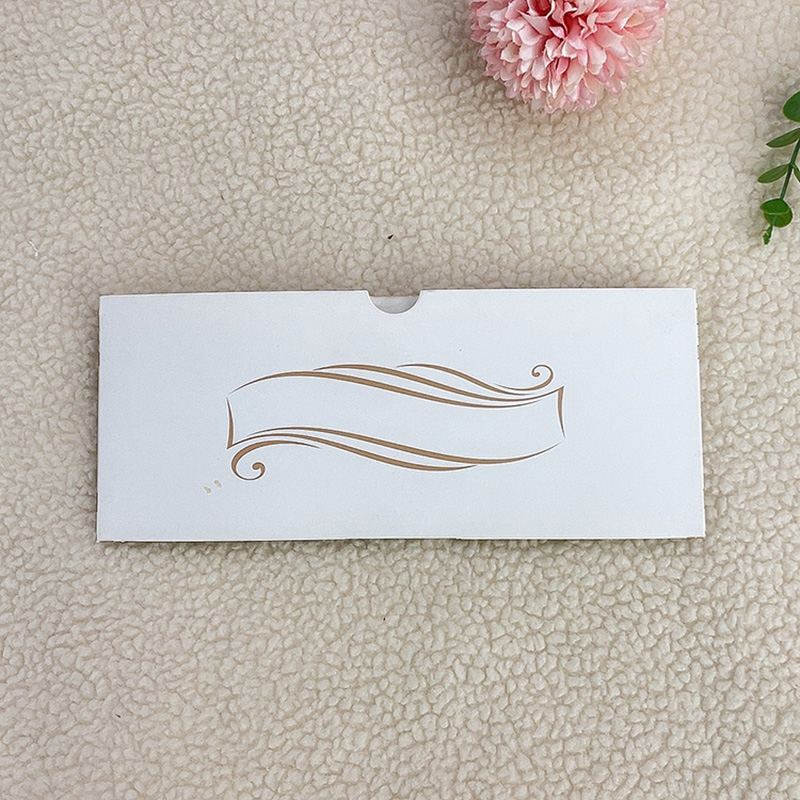 High-end African and Central European style elegant gold-embossed heart-shaped long wedding invitations, thank-you invitation letters, greeting cards and invitations, factory direct sales Specification image