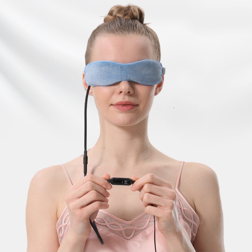 跨境三档智能调温石墨烯蒸汽眼罩USB加热眼罩午休睡眠护眼罩详情图2