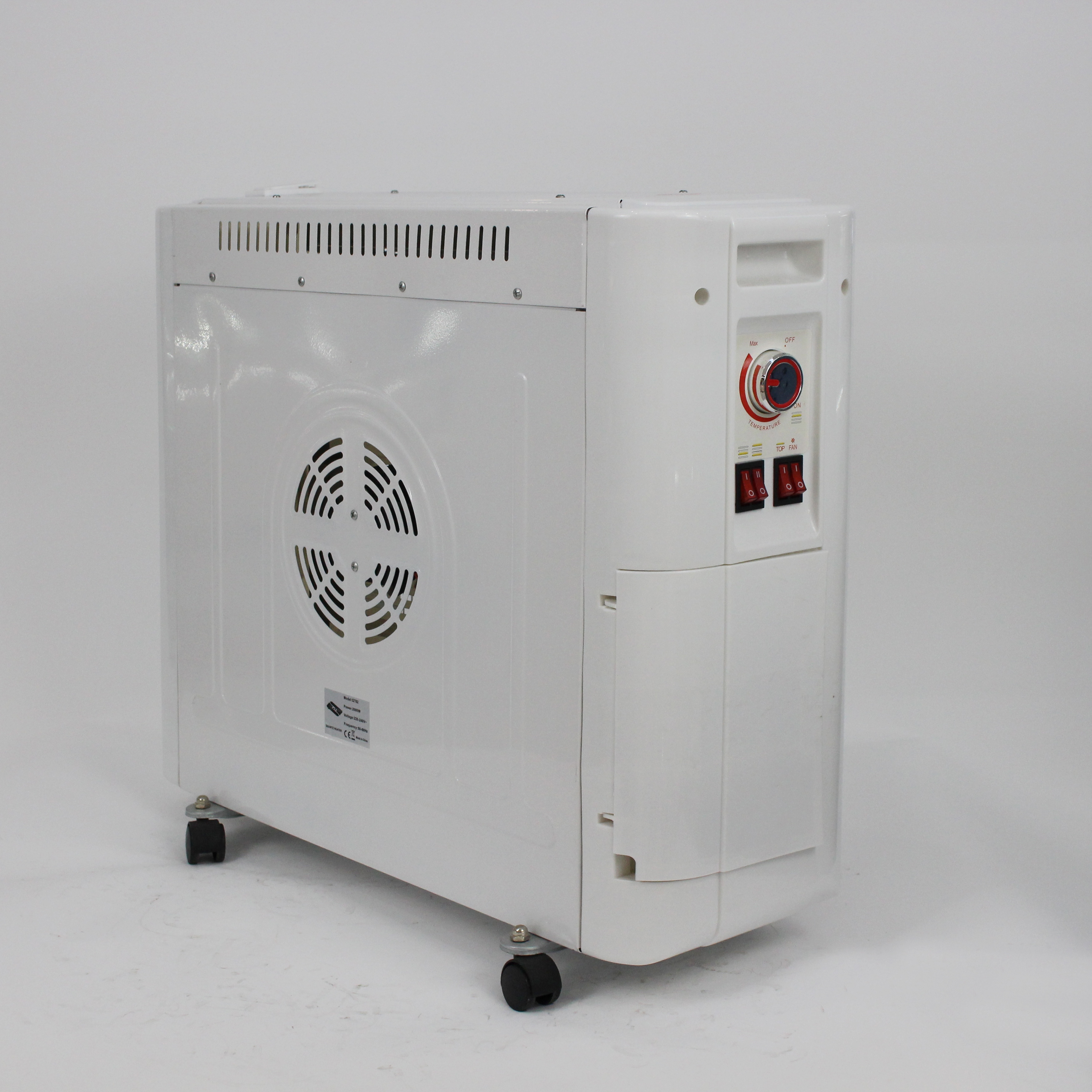 外贸石英管取暖器家用电暖气立式速热大功率取暖器冬季带轮可移动详情图2