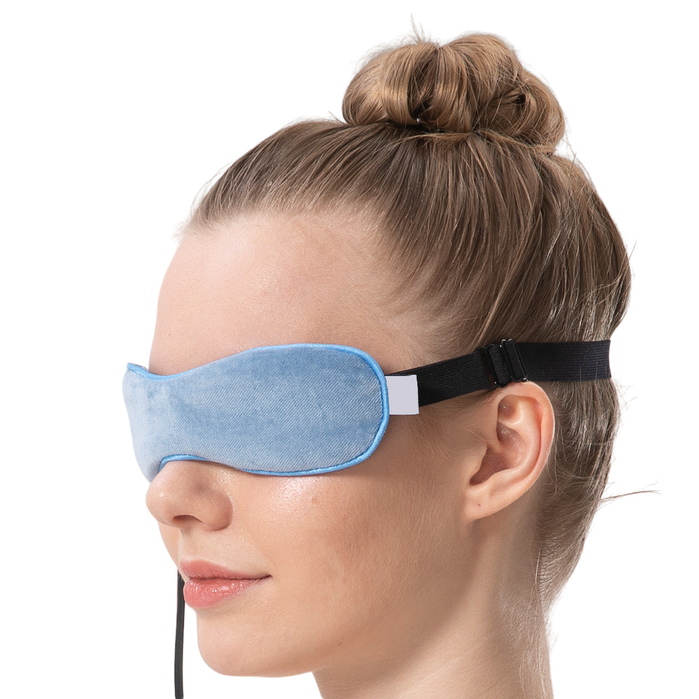 跨境三档智能调温石墨烯蒸汽眼罩USB加热眼罩午休睡眠护眼罩详情图3