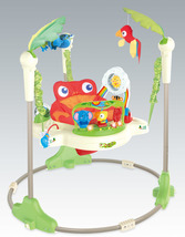 婴幼儿秋千蹦跳椅加厚支架弹跳椅健身架热带雨林跳跳椅 0-3岁婴儿健身玩具早教益智用品