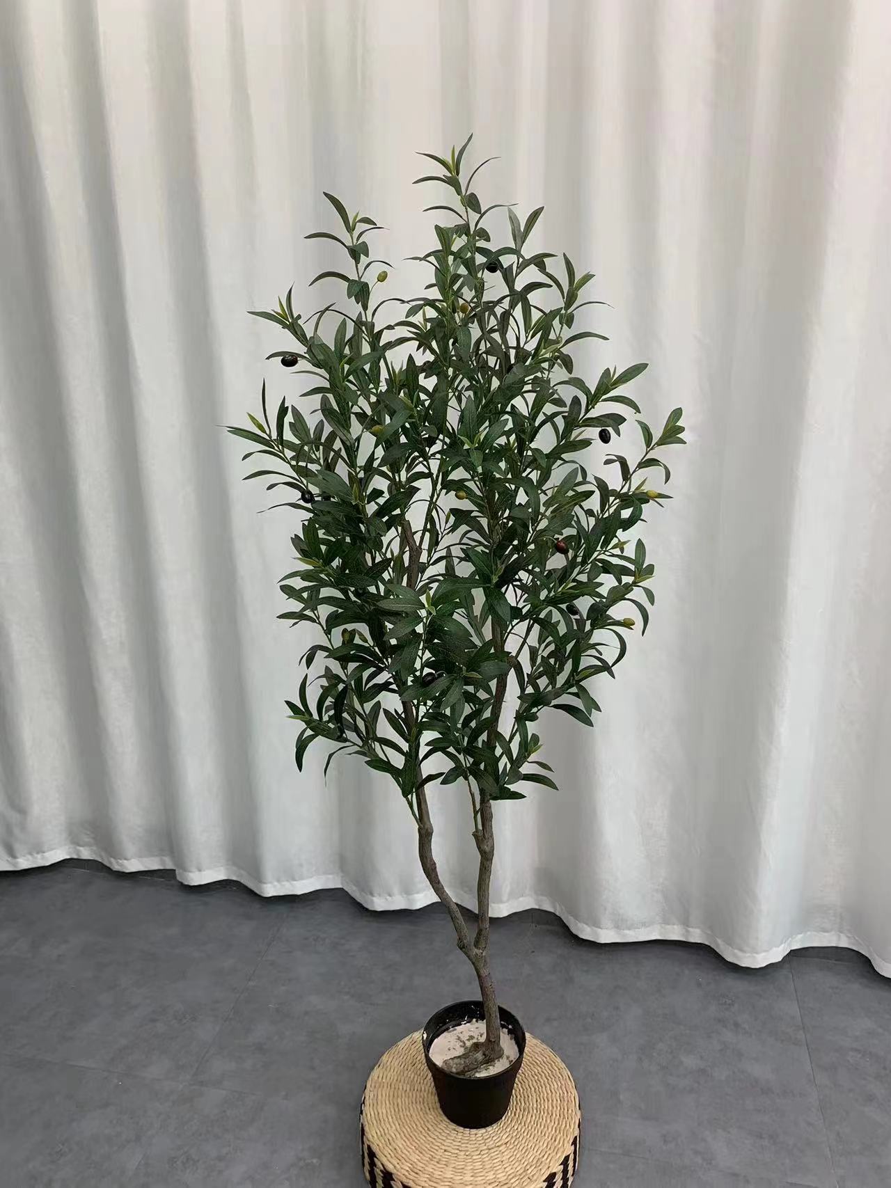 高端 仿真植物 橄榄树 仿真果树 家居装饰