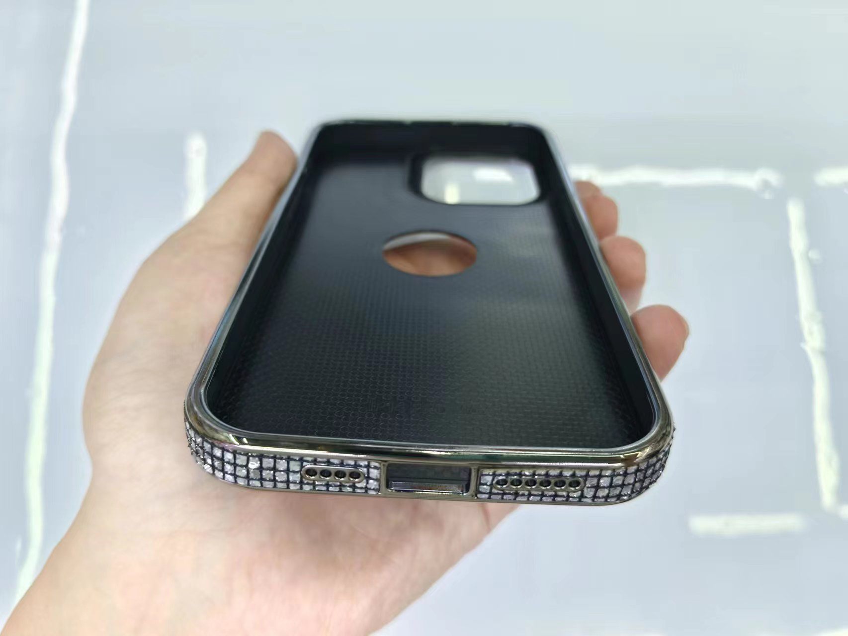 CD纹镶钻手机壳CD纹镶钻手机壳CD纹镶钻手机壳详情8