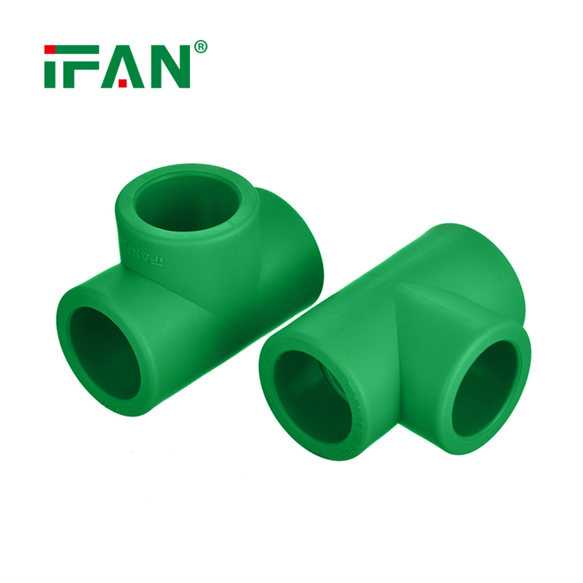 IFAN 等径三通 4分6分 20 25 32 PPR 冷热水管配件 全塑热熔 自来水管接头图