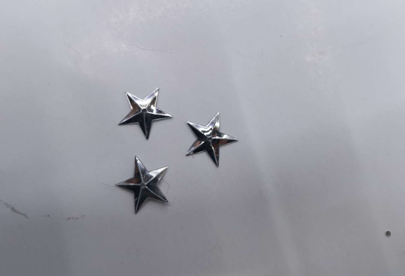 13mm concave five-pointed star sequin, can be made into various colors of environmentally friendly high-temperature, suitable for handicrafts, bags, ribbons, clothing and other accessories, Jincan 130 details Picture