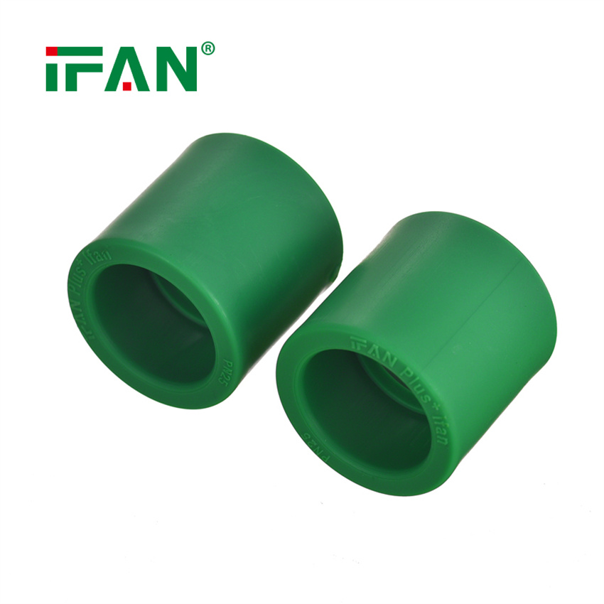 IFAN PPR直接 管件 热熔直接头 20 等径水管接头 全新料 4分 PPR 自来水管配件