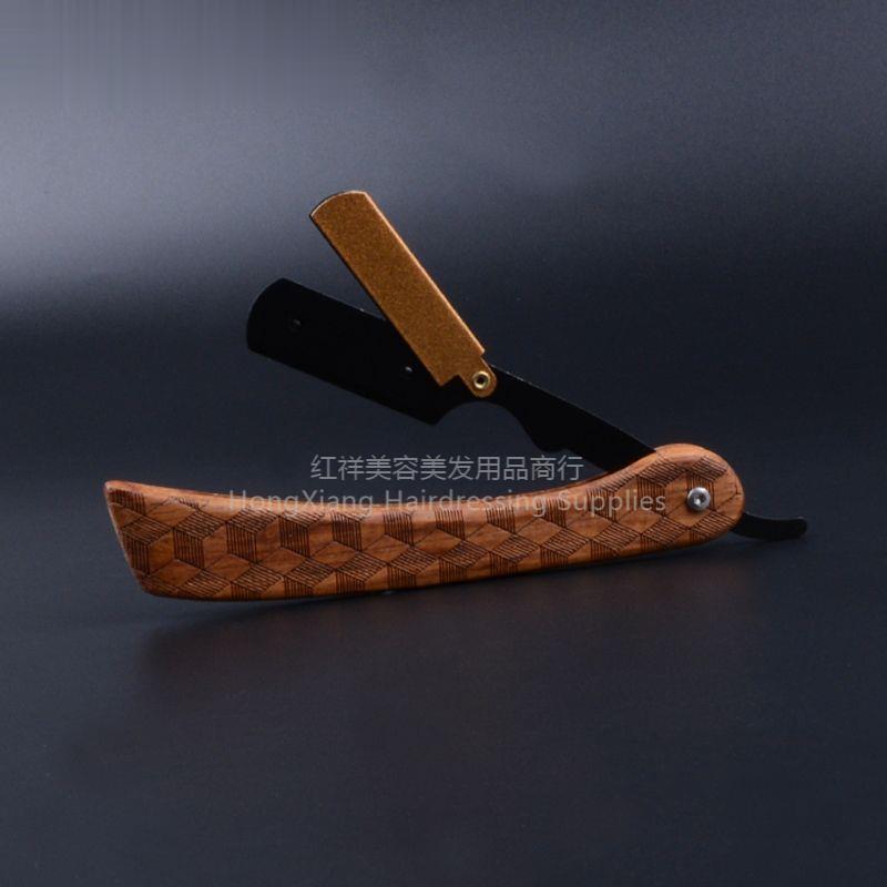 厂家直供外贸复古老式手动剃须刀经典刮胡刀男士剃头刀刮刀理发店刀架批发
