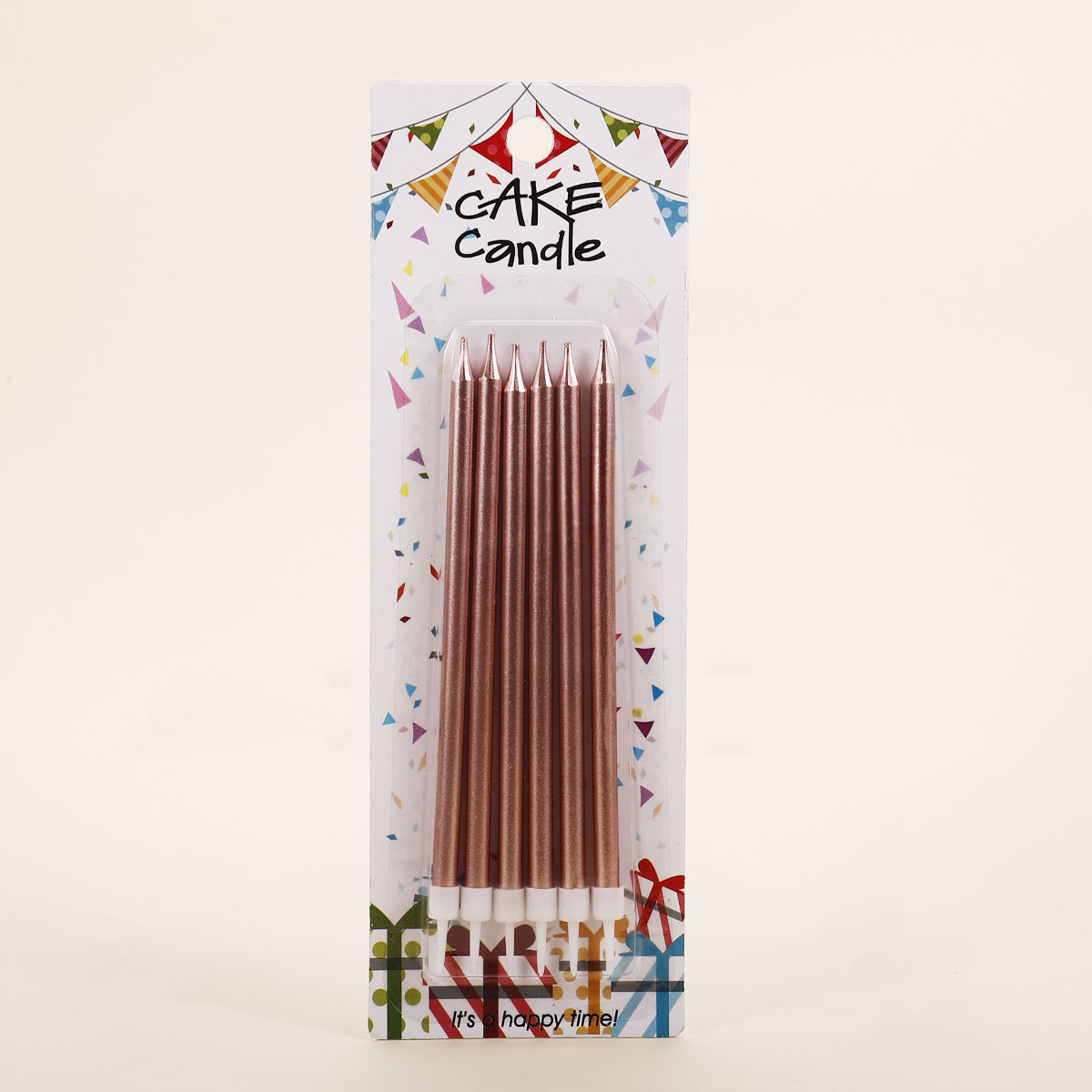 Factory wholesale of individually packaged birthday candles in gold, silver, common colors, linear candles, birthday cake candles, historical lowest prices, no middlemen to take a cut Application Scenario