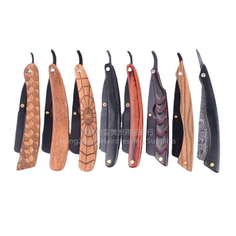 Old-fashioned manual scraper Razor razor Hair razor razor Hair razor razor Barber blade Shaving face, eyebrow and hair holder