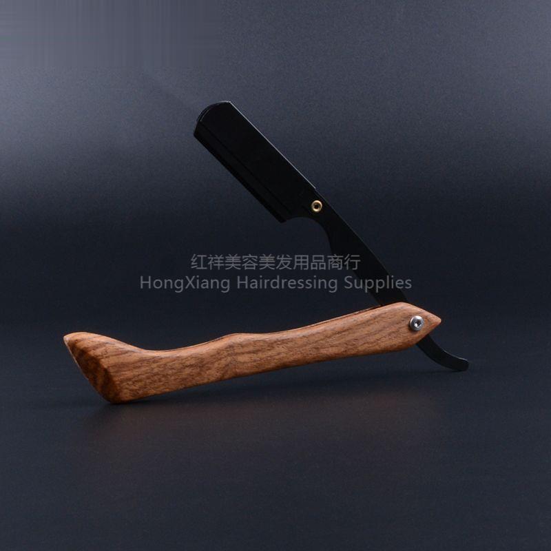 厂家直供复古老式手动剃须刀经典刮胡刀男士剃头刀刮刀理发店刀架外贸热销