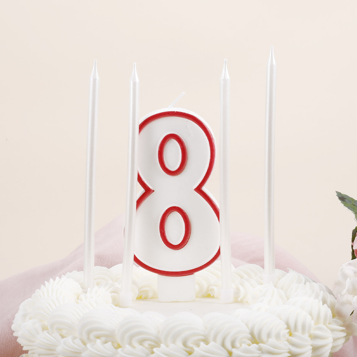 Factory wholesale of individually packaged birthday candles in gold, silver, common colors, linear candles, birthday cake candles, historical lowest prices, no middlemen to take a cut details Picture