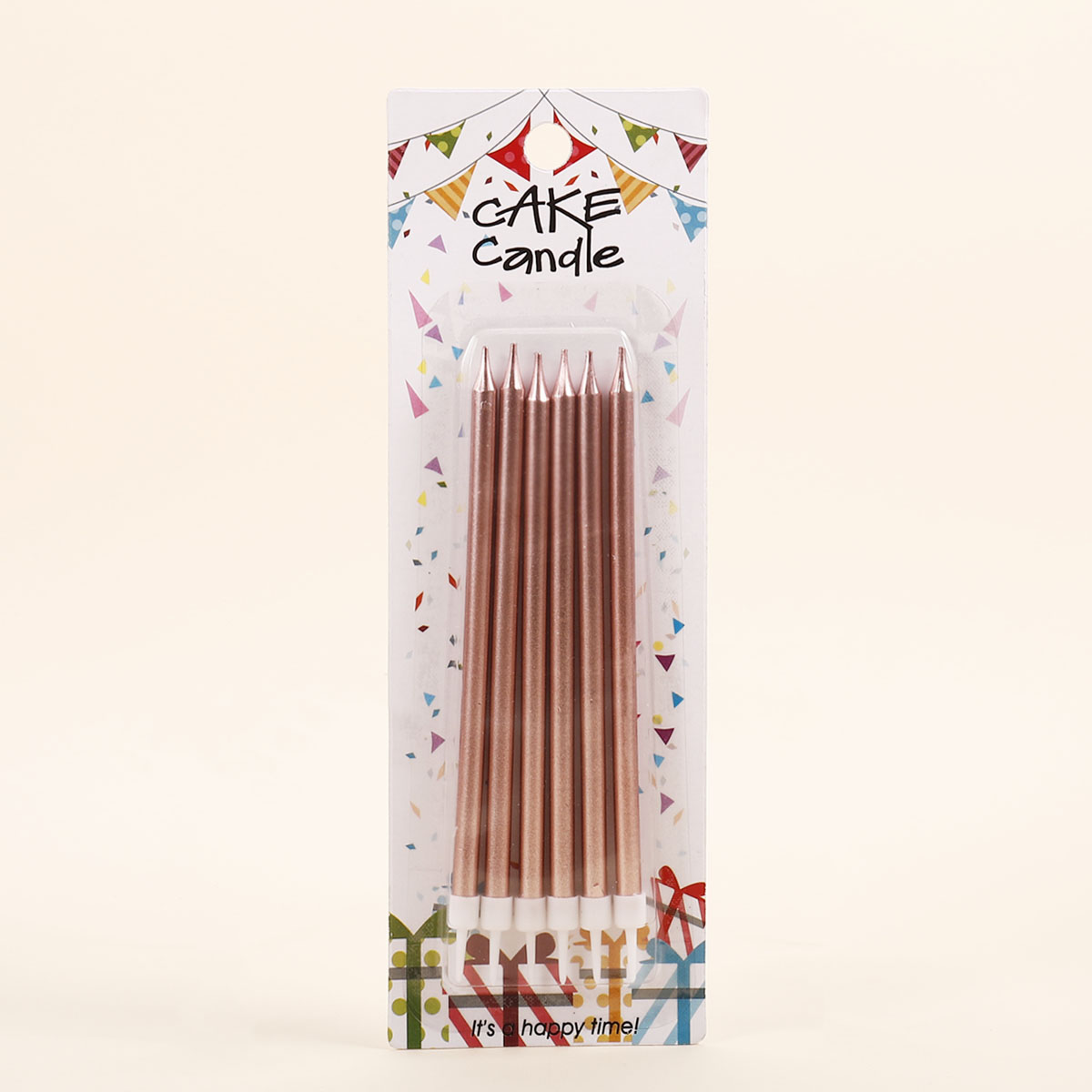 Factory wholesale of individually packaged birthday candles in gold, silver, common colors, linear candles, birthday cake candles, historical lowest prices, no middlemen to take a cut