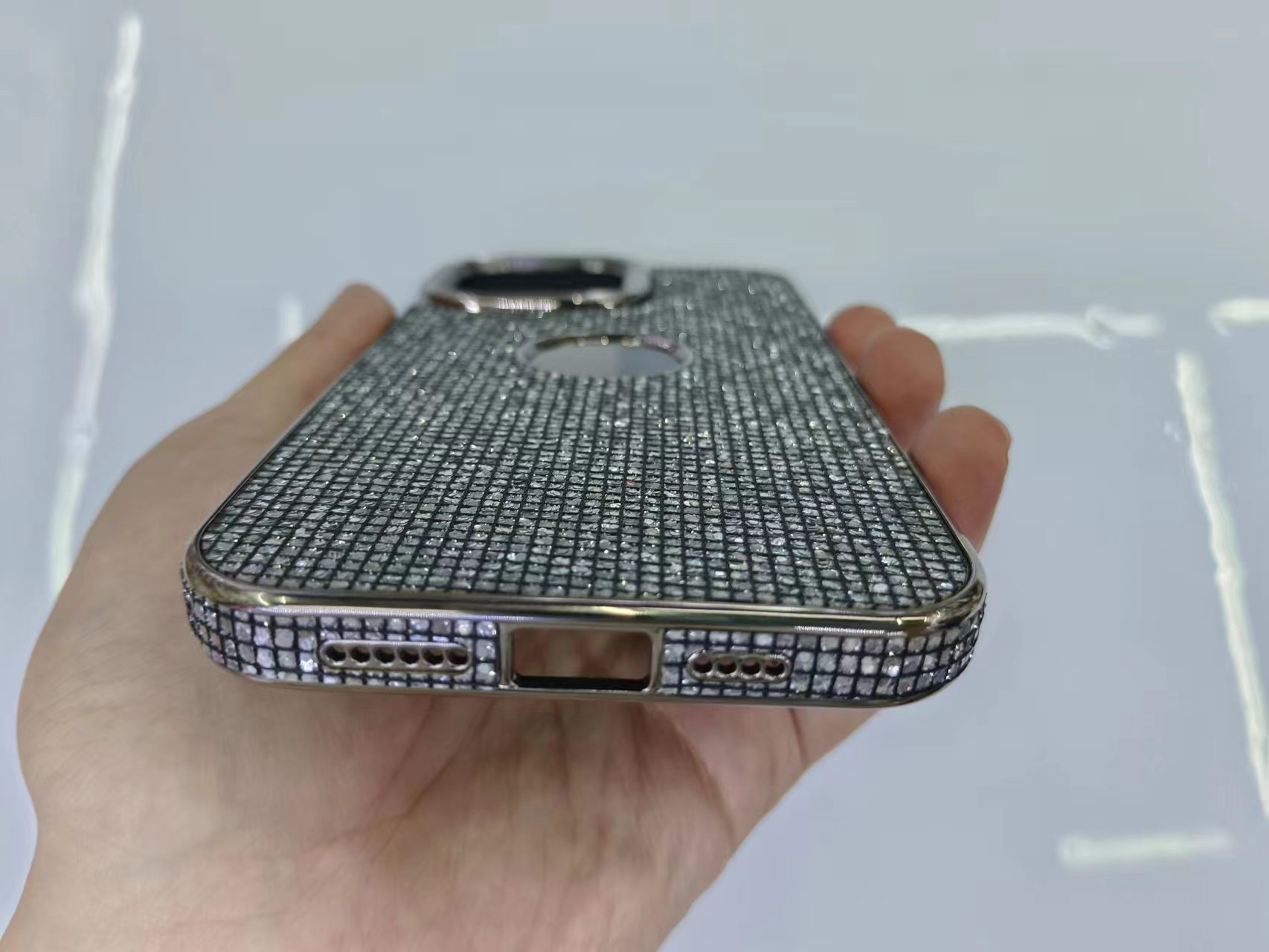 CD纹镶钻手机壳CD纹镶钻手机壳CD纹镶钻手机壳详情4