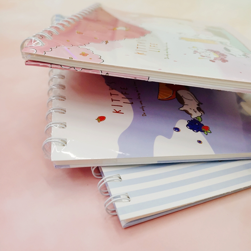 离型本/贴纸本白底实物图