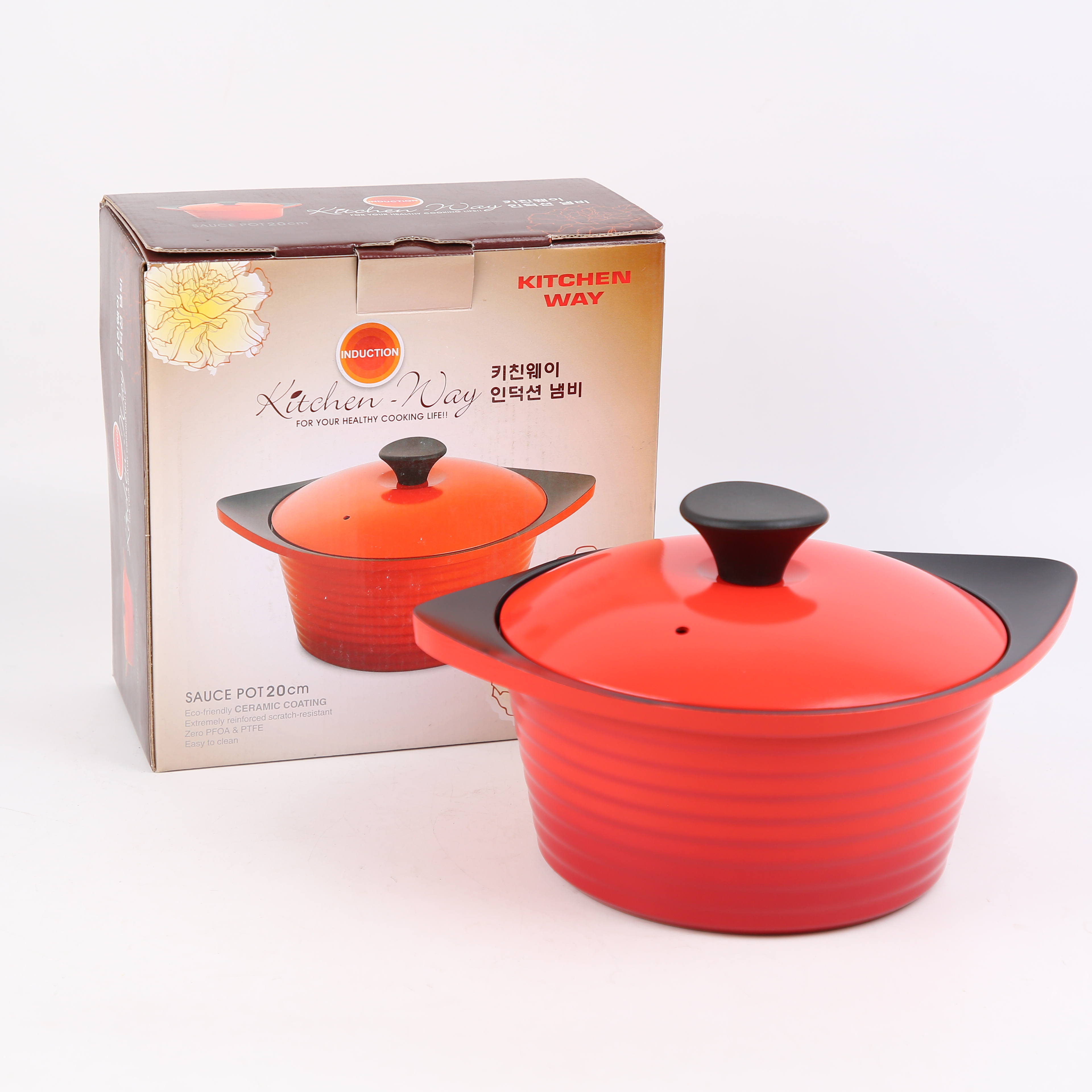 Ceramic pot, red pot, stainless steel pot, stainless steel bucket, enamel pot, glass pot lid, multi-functional baking tray, kitchen stewing supplies