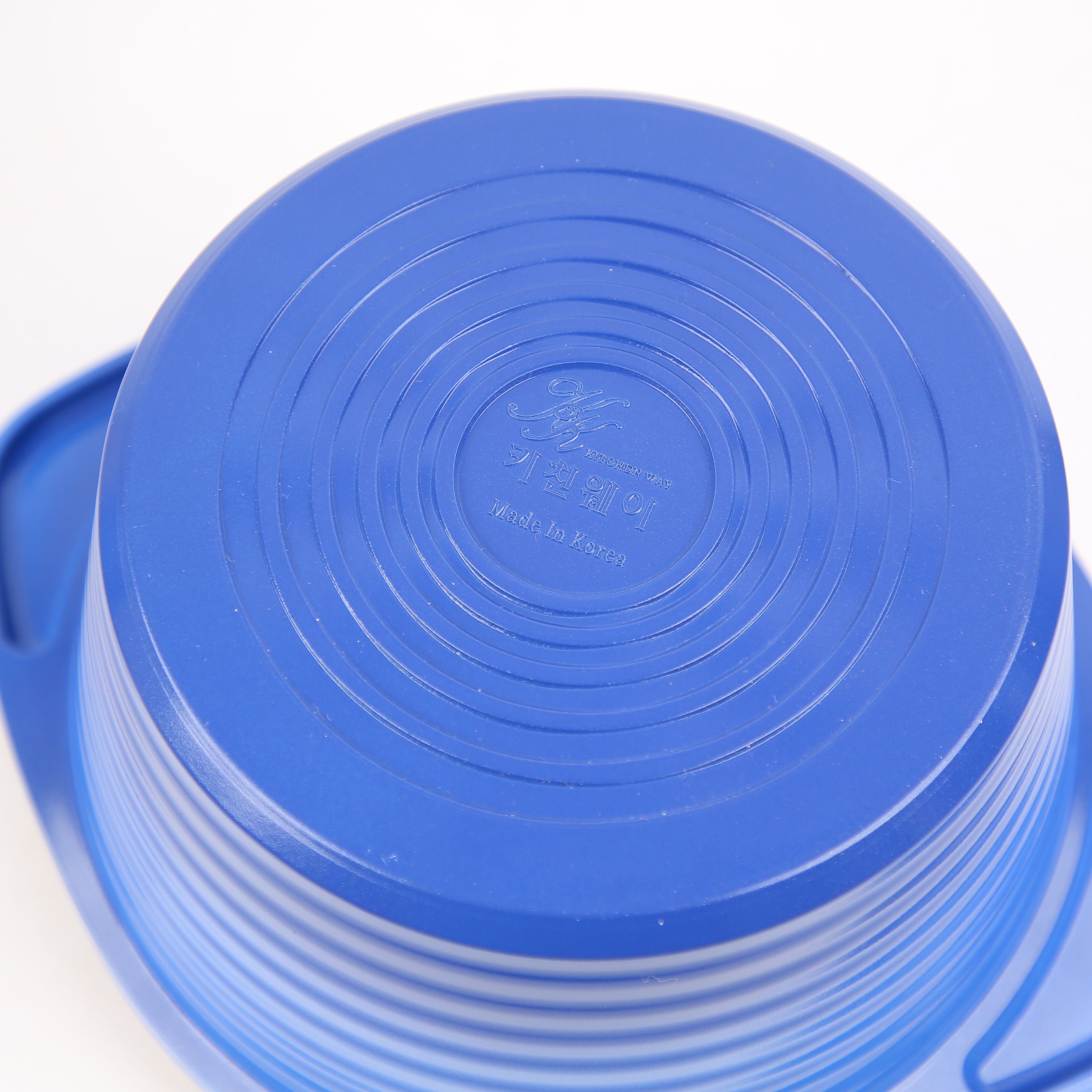 Kitchen Code: Original imported 3D blue double-handled soup pot from South Korea, 20cm Item Picture