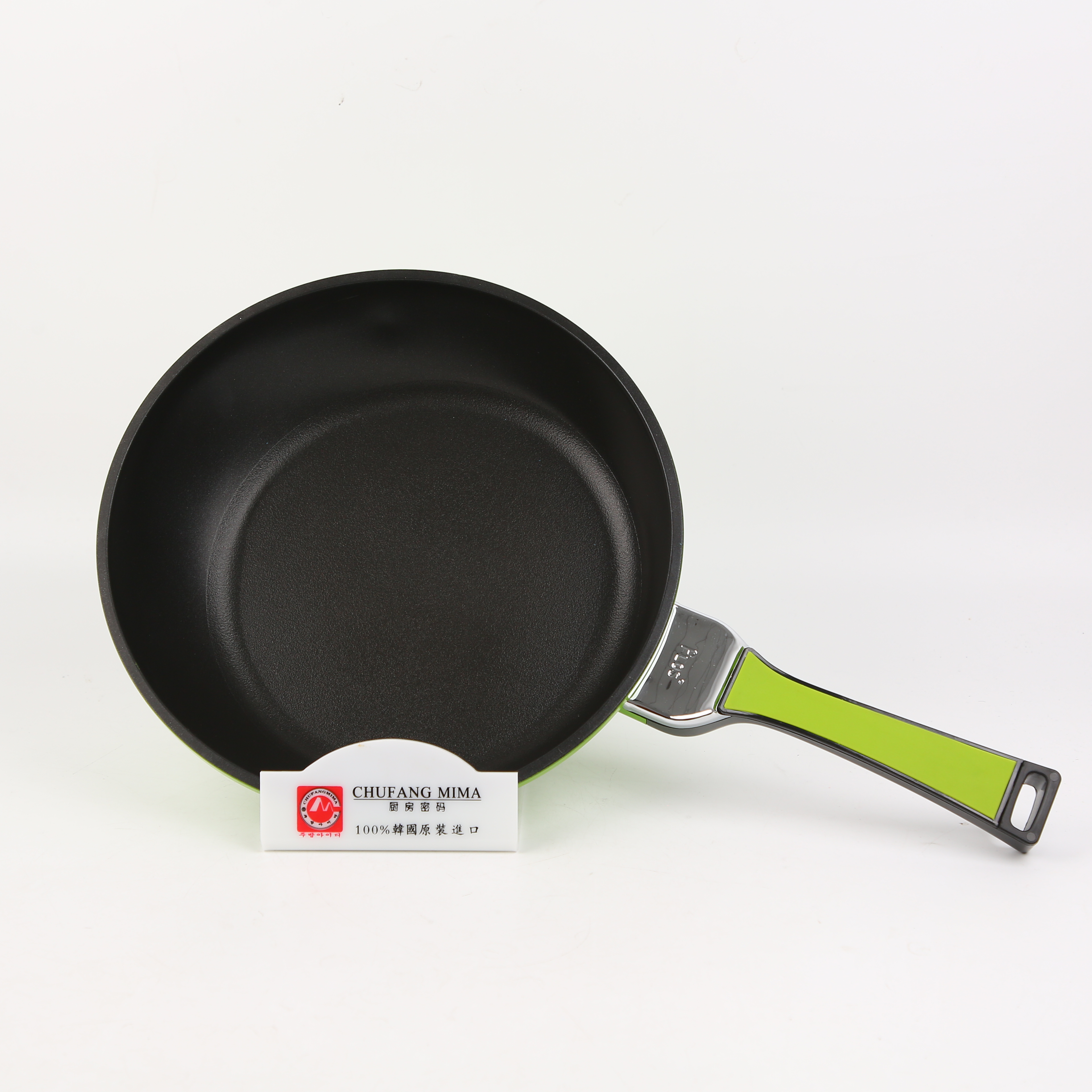 Kitchen code: Korean original imported green frying pan, 26cm