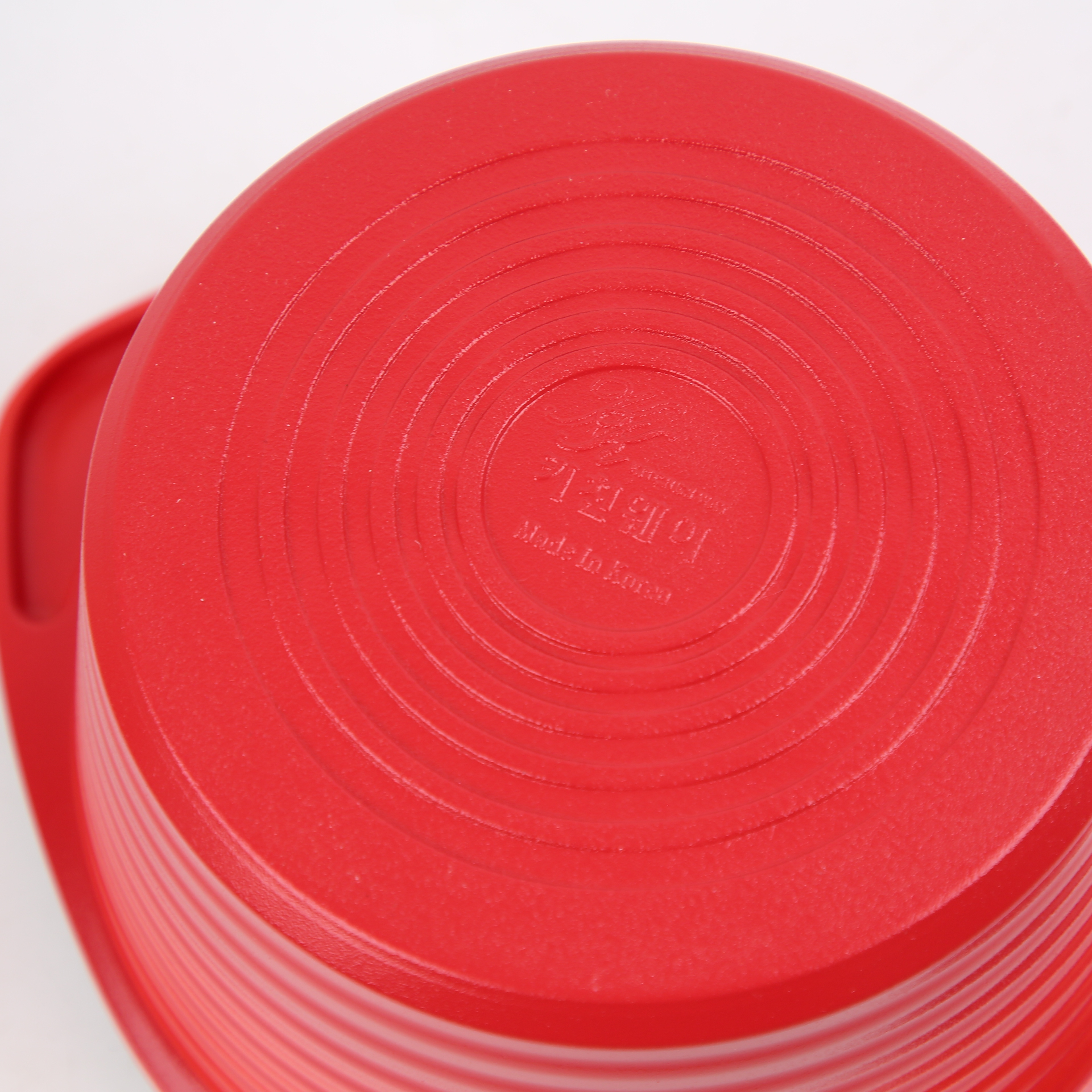 Kitchen Code: Original imported red IH double-handled soup pot from South Korea, 24cm Specification image