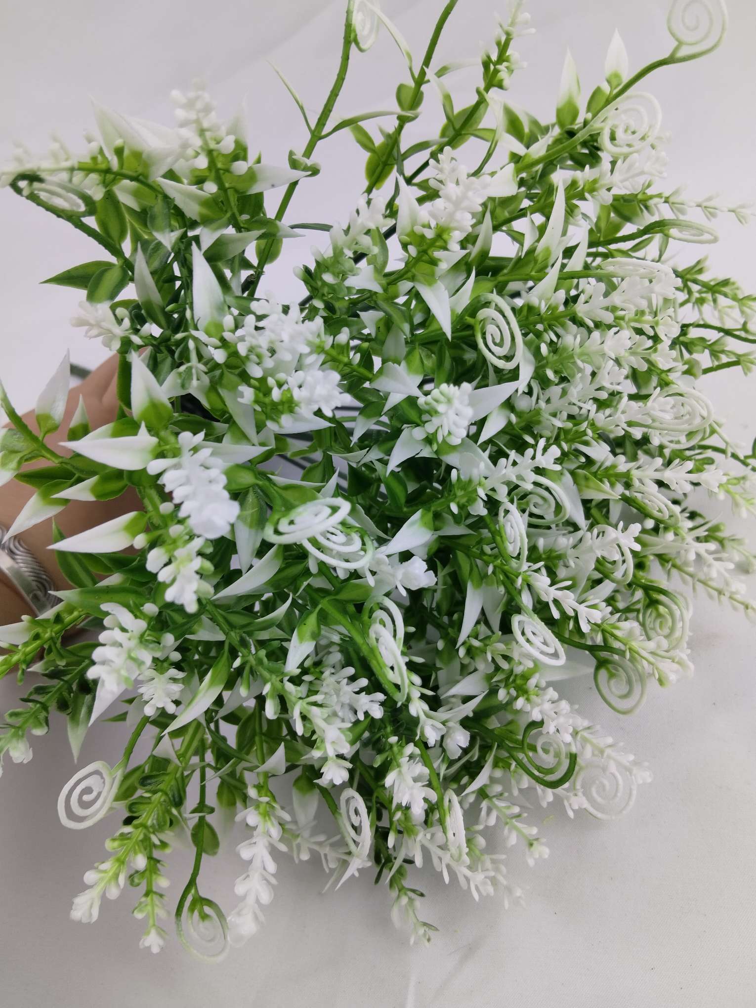 厂家直销18叉36头仿真塑料水草工程装饰详情图3