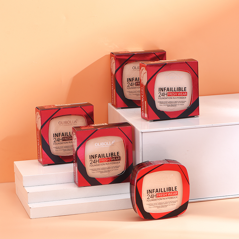 LA-P057 OLIBOLLA double-layer powder compact Specification image