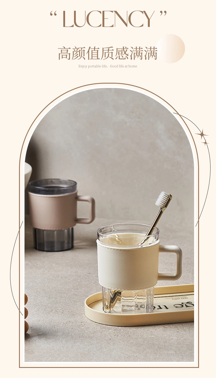 W16-A172 High appearance level mouthwash cup, simple style toothbrush cup, creative couple toothache cup, festival gift, business gift, multi-scenario application, fashionable brushing cup, Italian light luxury mouthwash cup detail image 8