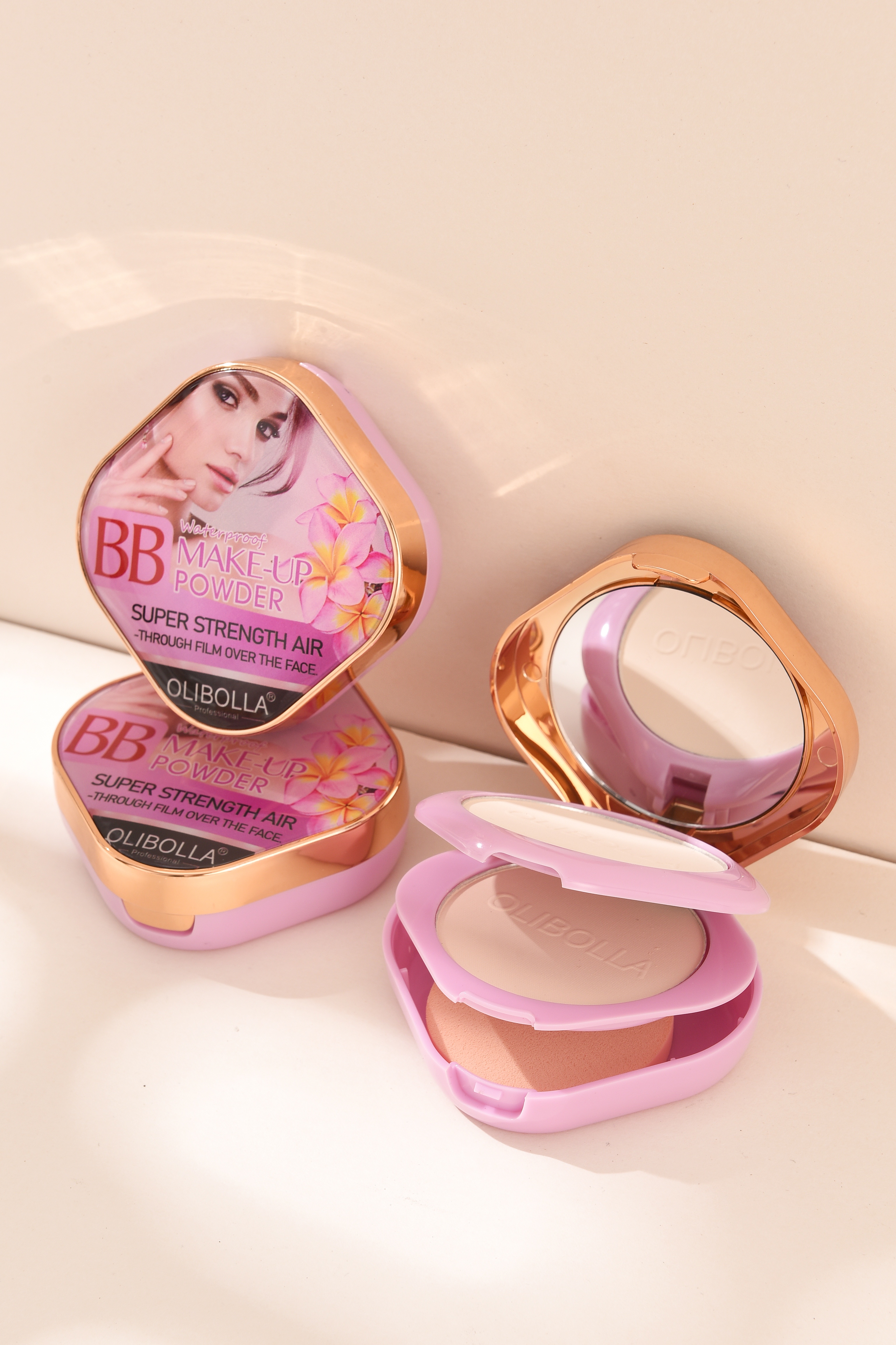 LA-P104 OLIBOLLA double-layer powder compact Specification image