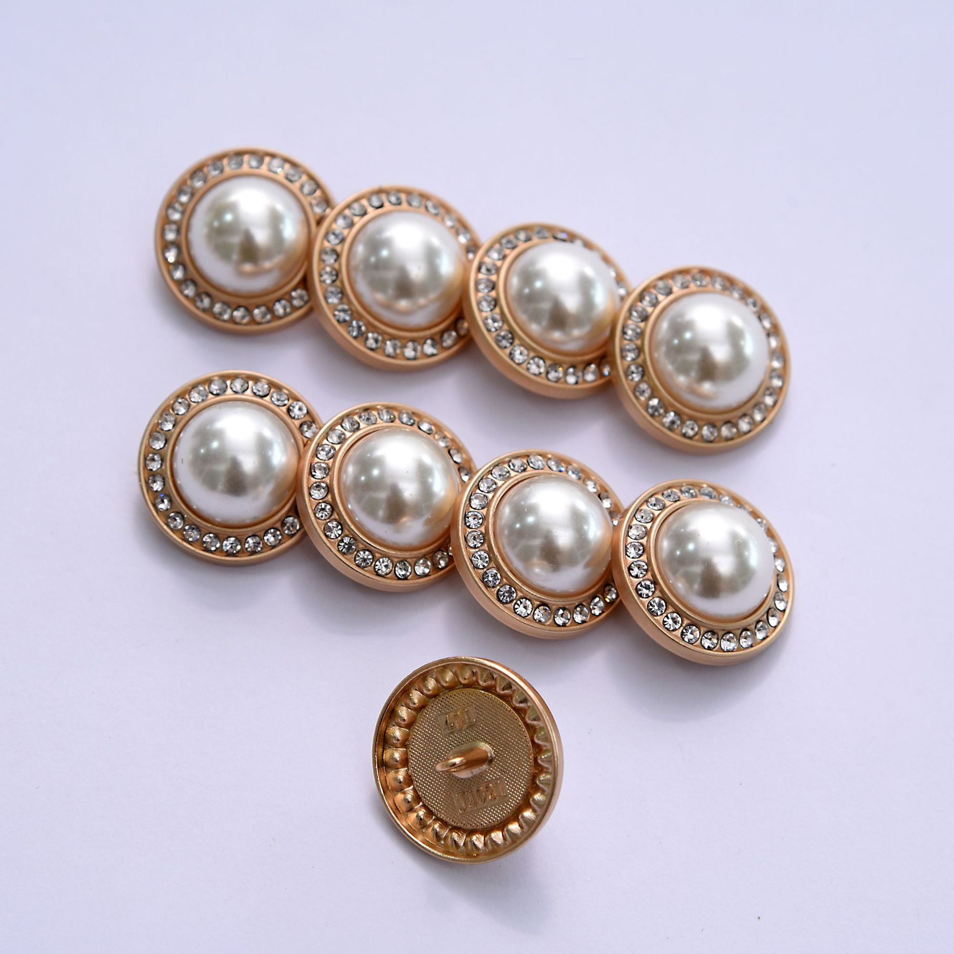 Weissing Buttons Metal Buttons Round High-End Suit Coat Coat Coat Buttons High Foot Hand Stitched Buttons Alloy Buttons Custom Item Picture