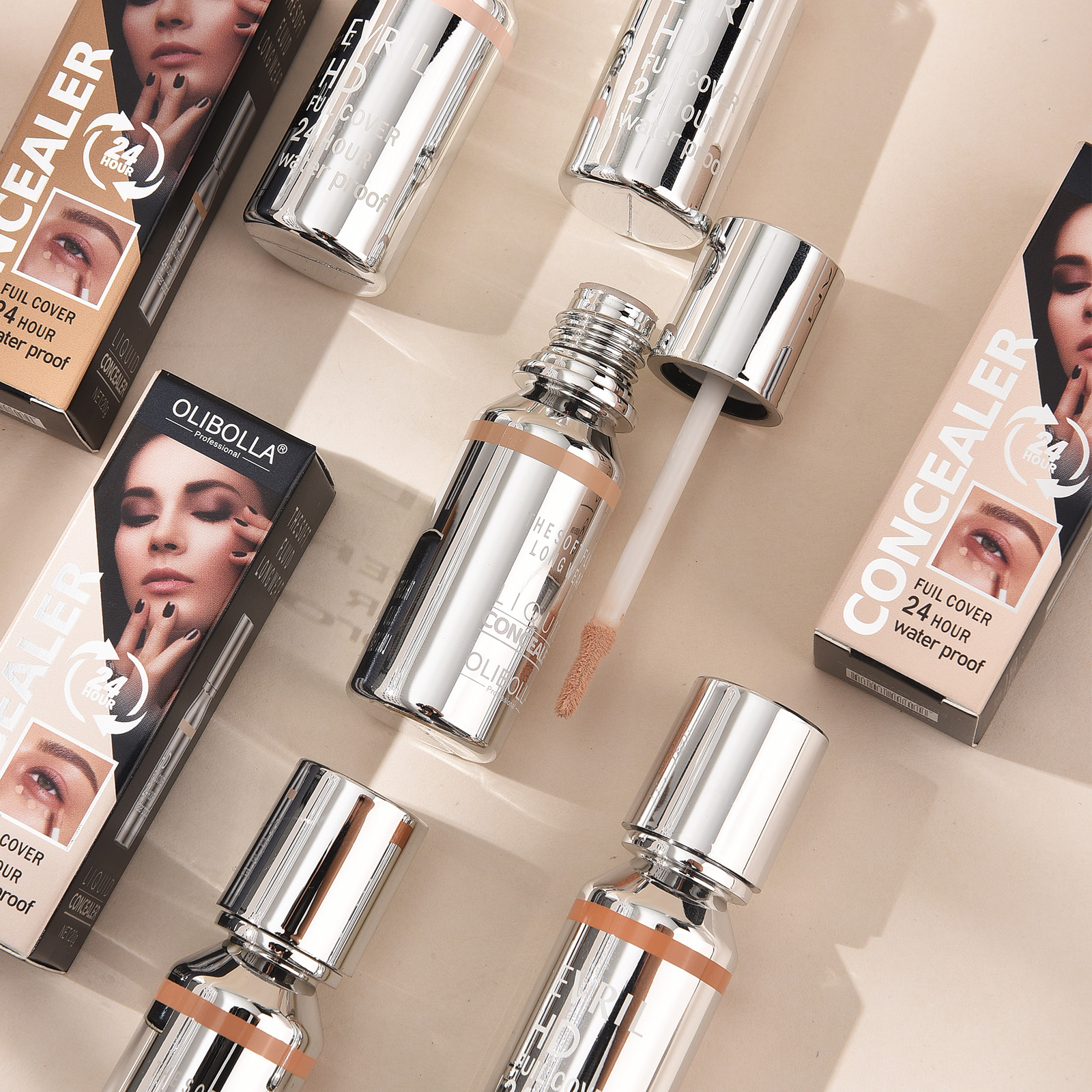LA-C087 Three-color concealer Application Scenario