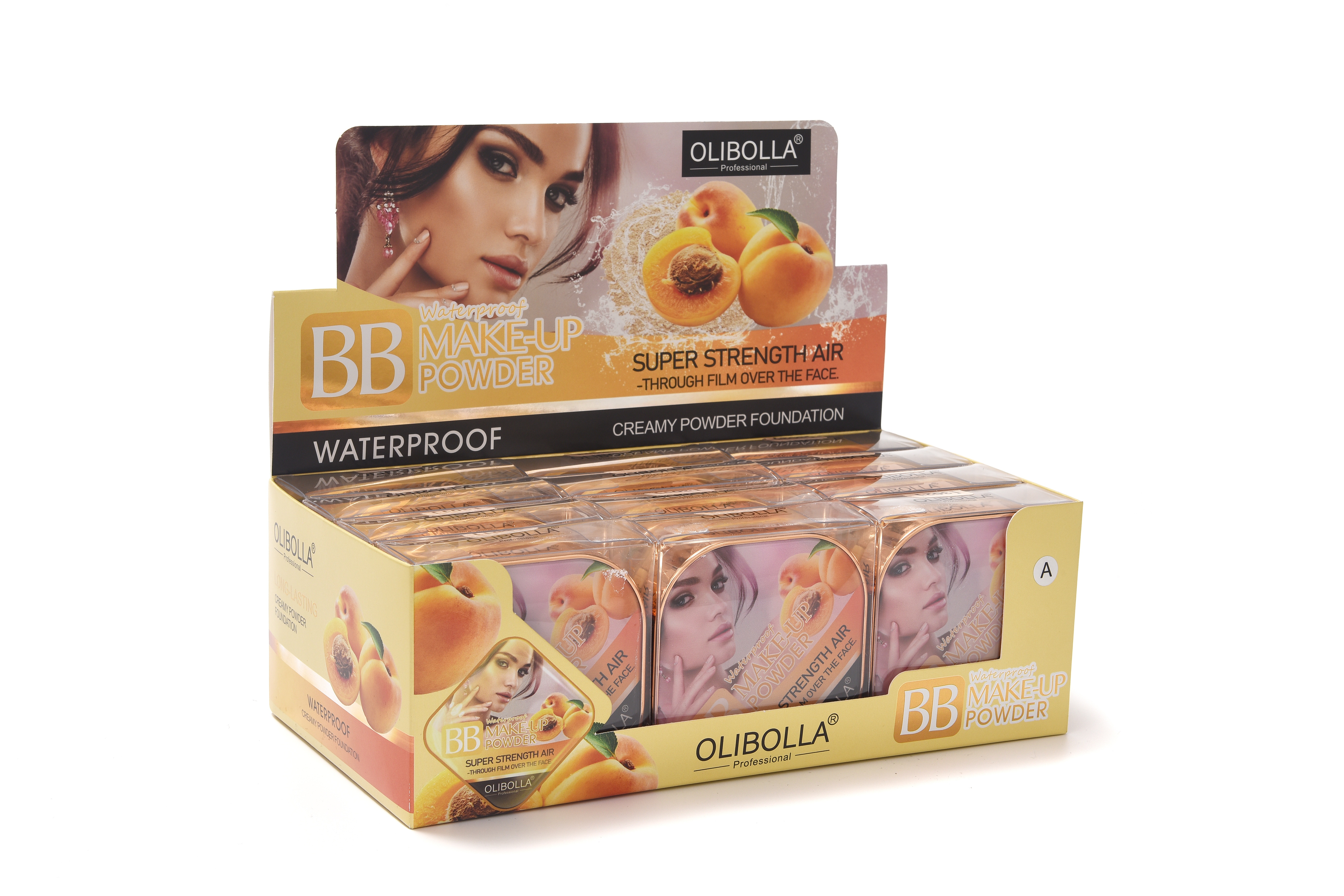 LA-P106 OLIBOLLA double-layer powder compact