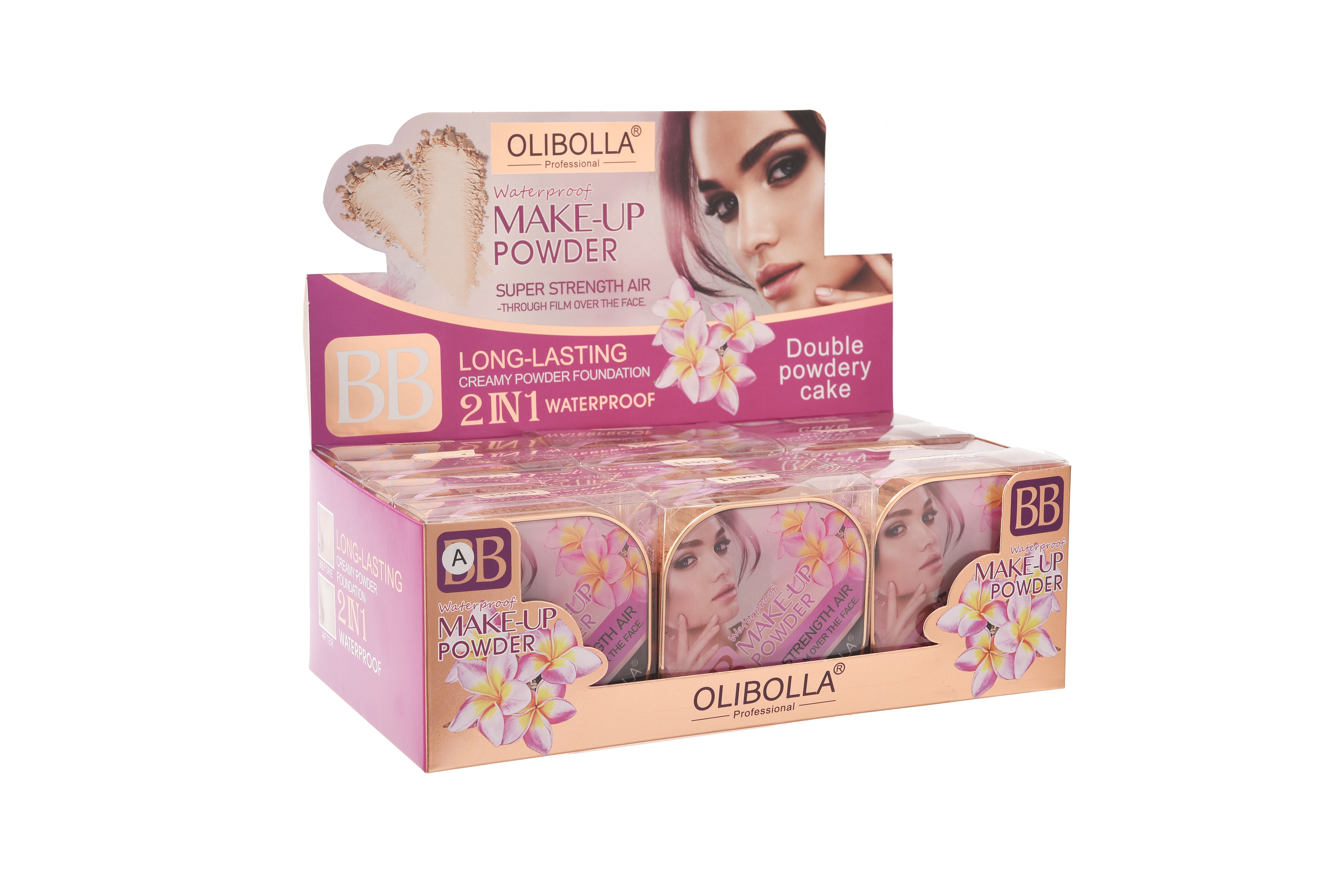LA-P104 OLIBOLLA 双层粉饼