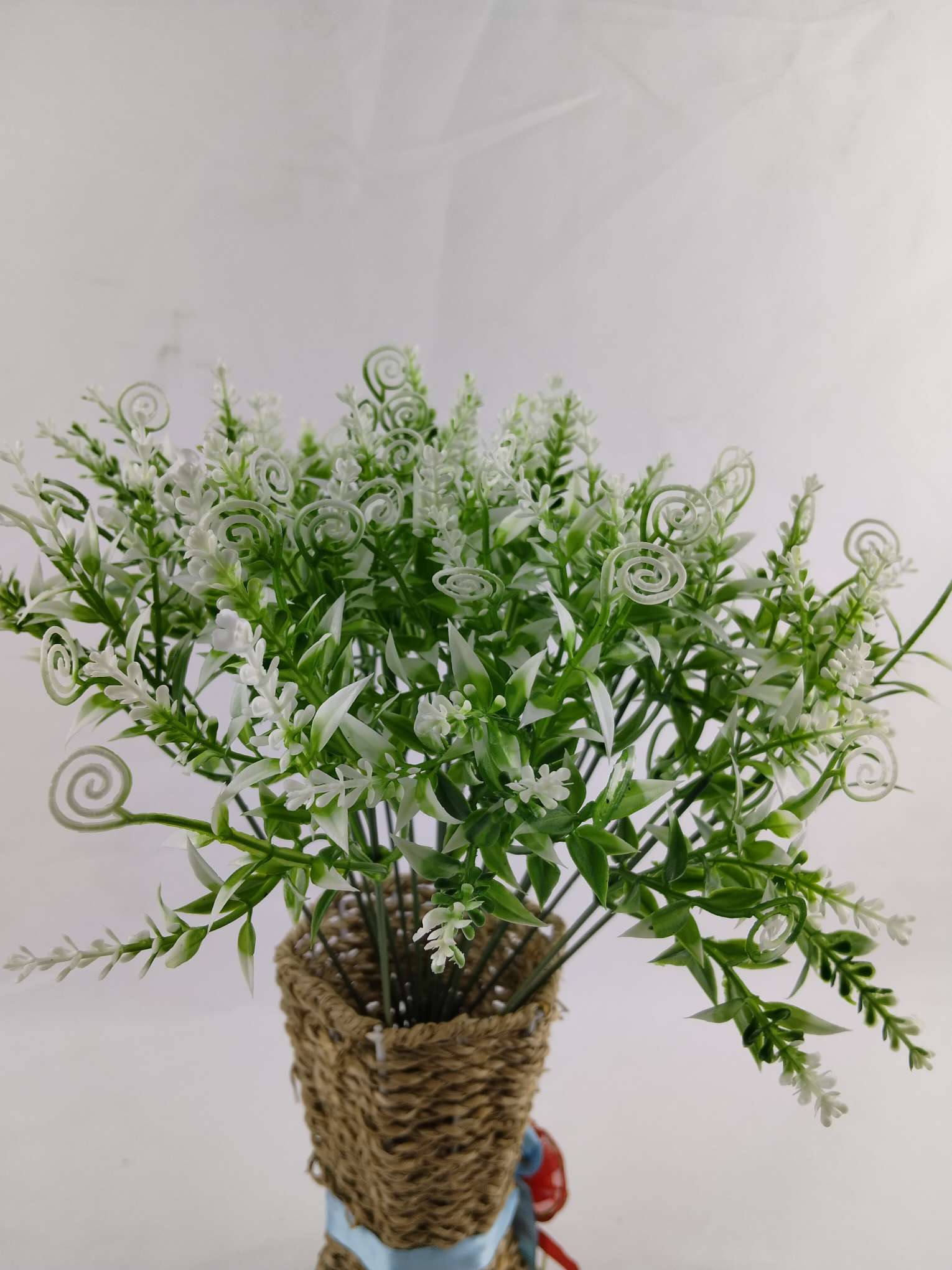 厂家直销18叉36头仿真塑料水草工程装饰详情图11