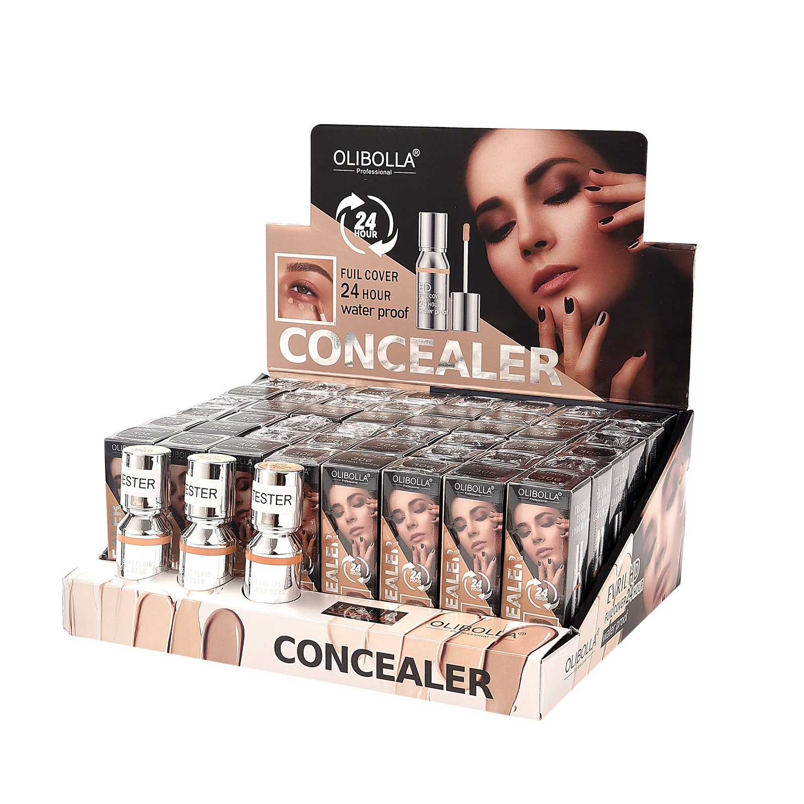 LA-C087 Three-color concealer