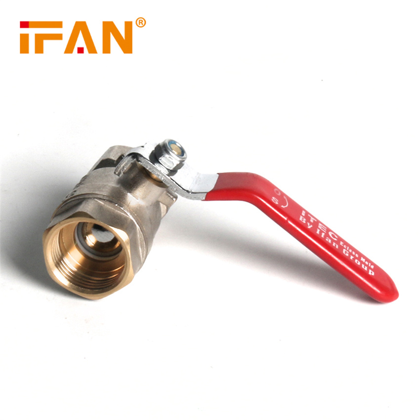IFAN full-bore ball valve, manual copper ball valve for tap water, two-piece high-flow engineering brass valve Specification image