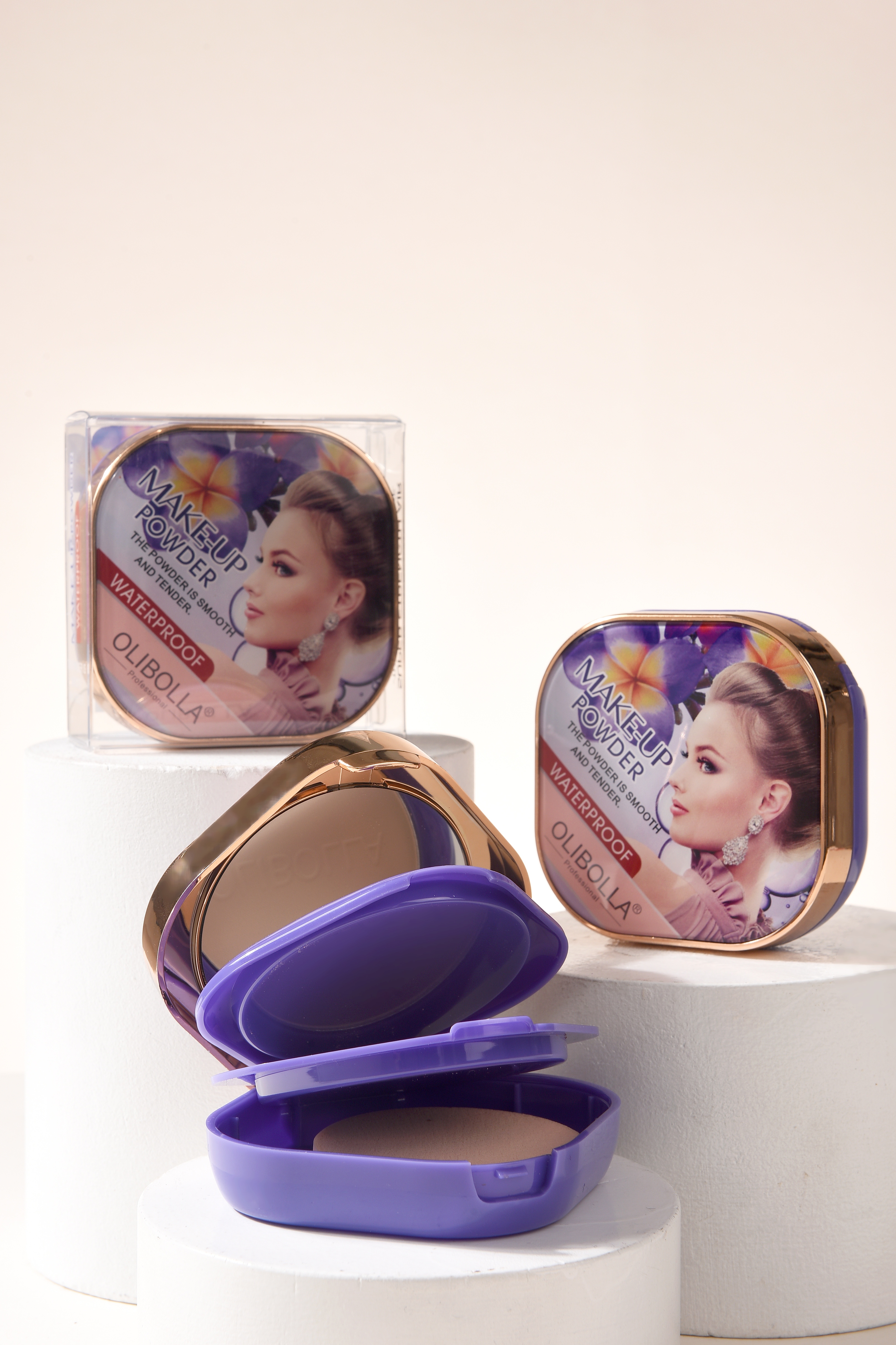 LA-P105 OLIBOLLA double-layer powder compact Application Scenario