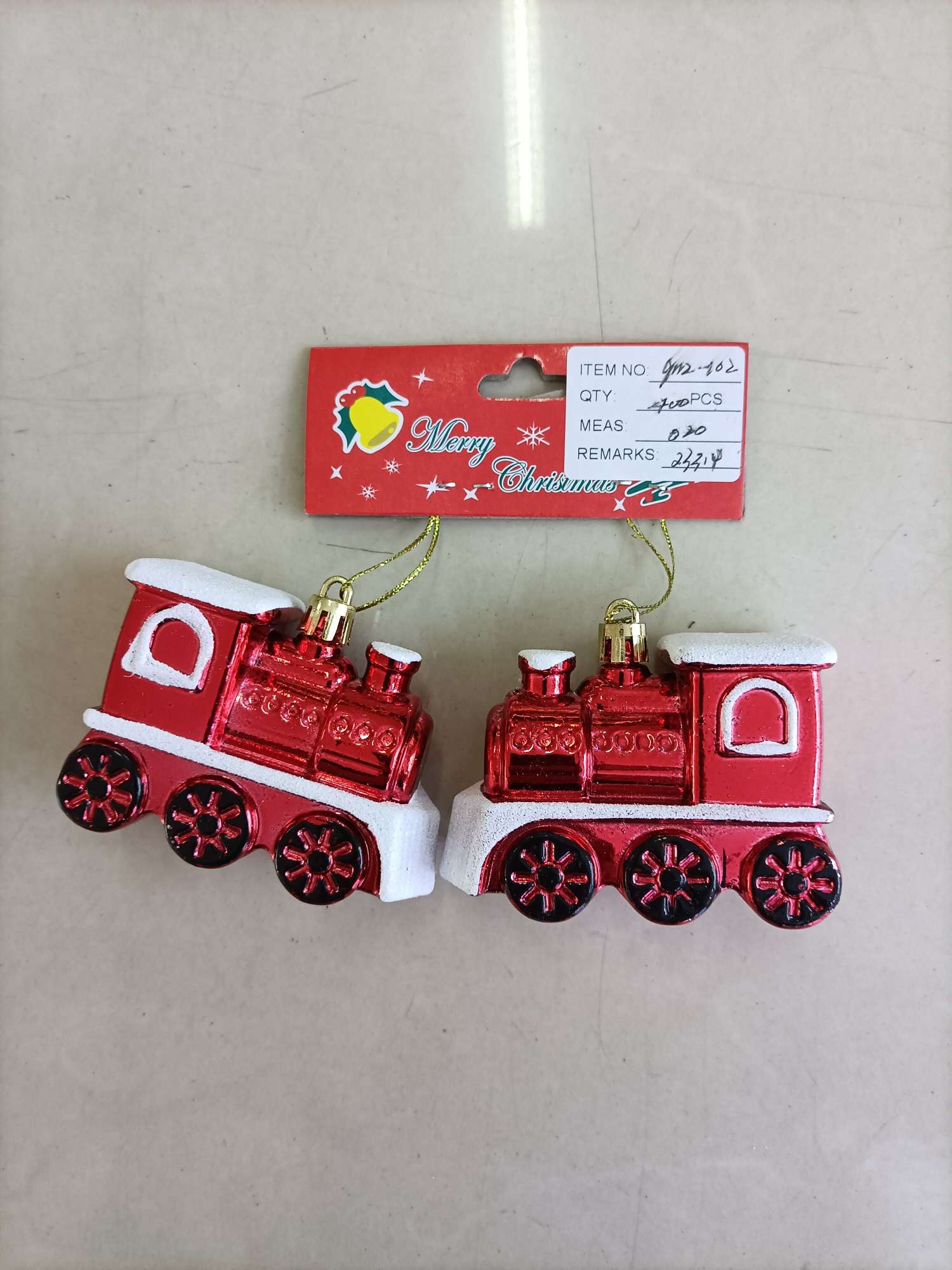 小火车 圣诞用品 小挂件详情图1