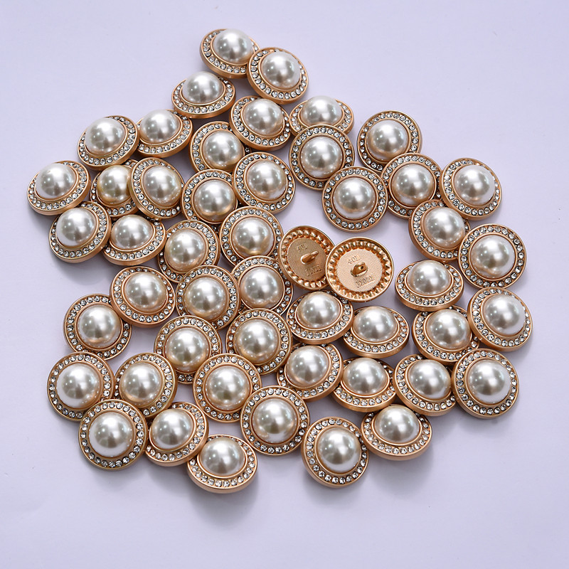 Weissing Buttons Metal Buttons Round High-End Suit Coat Coat Coat Buttons High Foot Hand Stitched Buttons Alloy Buttons Custom details Picture
