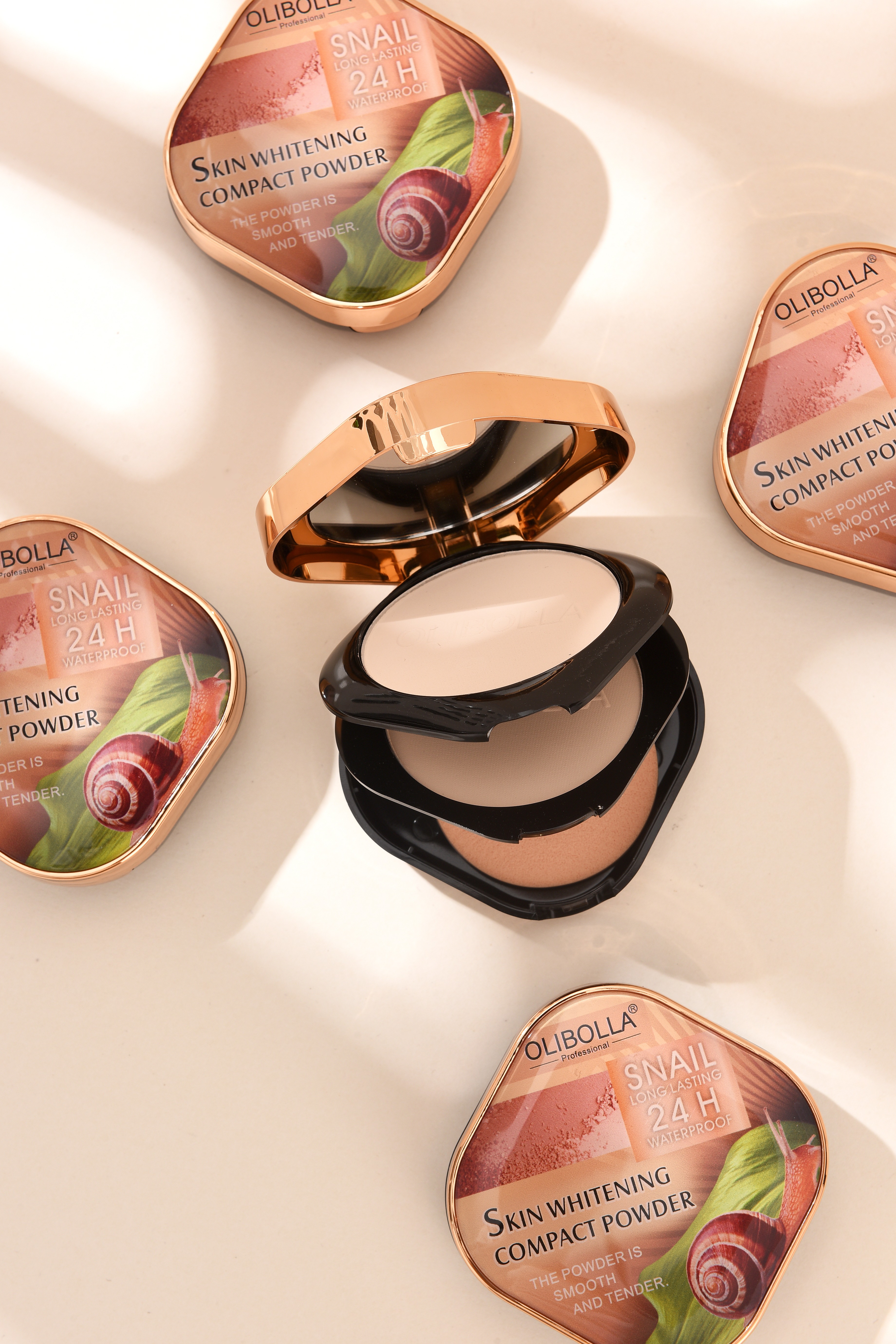 LA-P103 OLIBOLLA double-layer powder compact Specification image