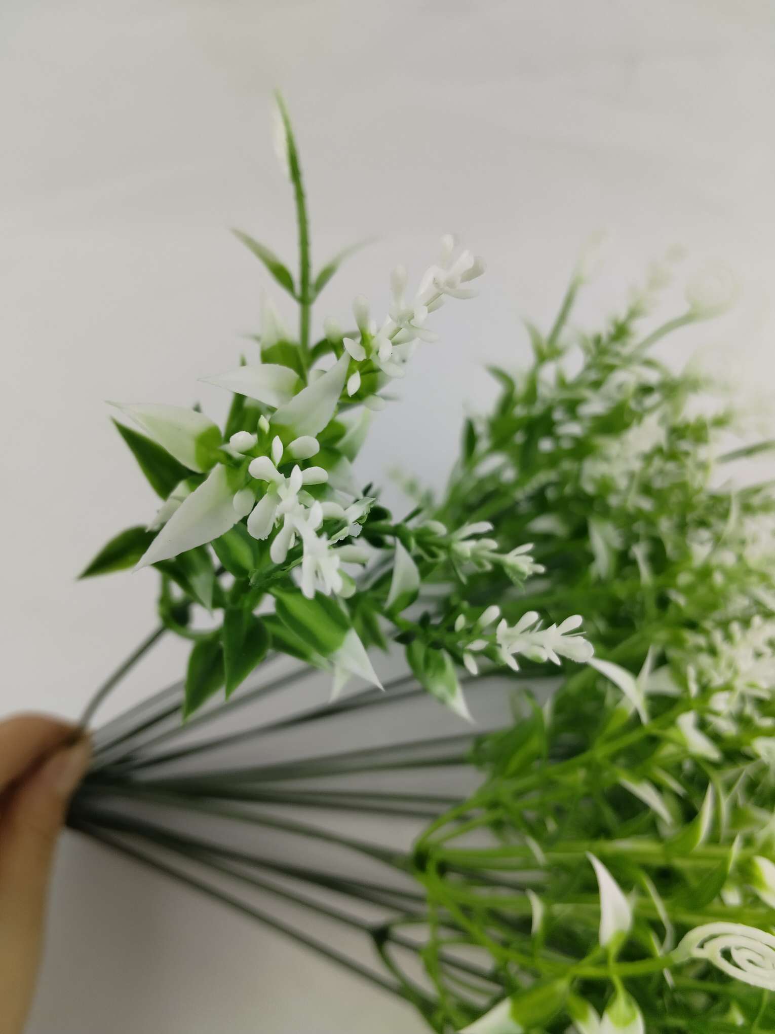 厂家直销18叉36头仿真塑料水草工程装饰详情图2