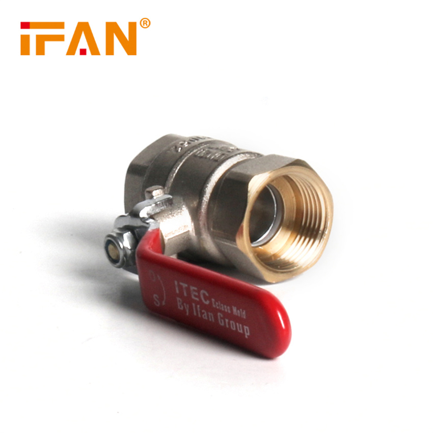 IFAN copper ball valve DN15, thickened internal and external thread heavy-duty electroplated copper body core ball valve, 4-inch and 6-inch internal and external thread copper valve Item Picture
