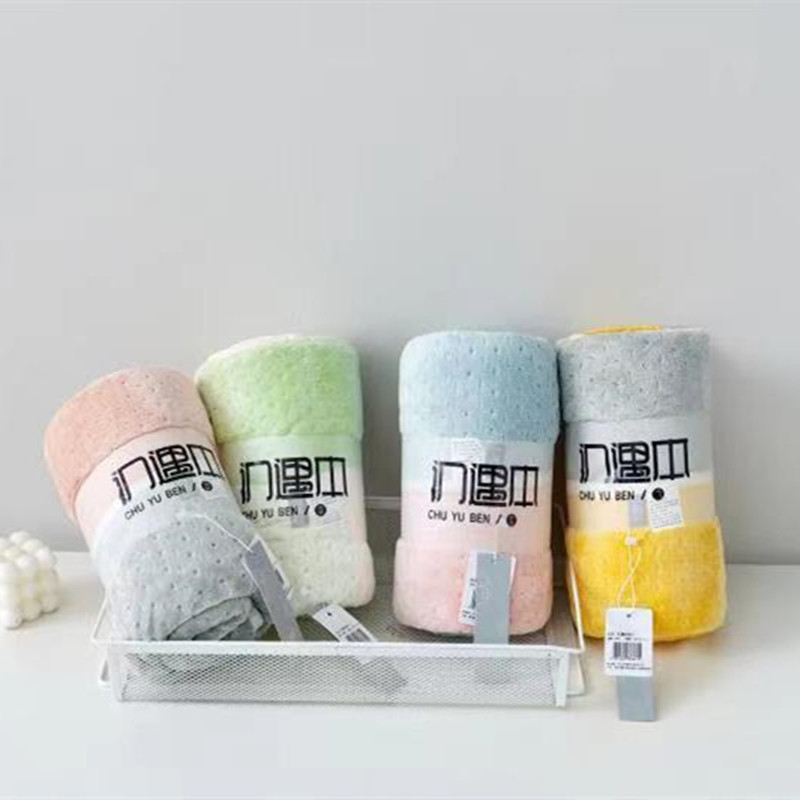 Shenduo Autumn And Winter Double Dyed Bath Towel Absorbent Quick Drying Bath Towel Adult Men And Women Large Non-Hair Home Soft Application Scenario