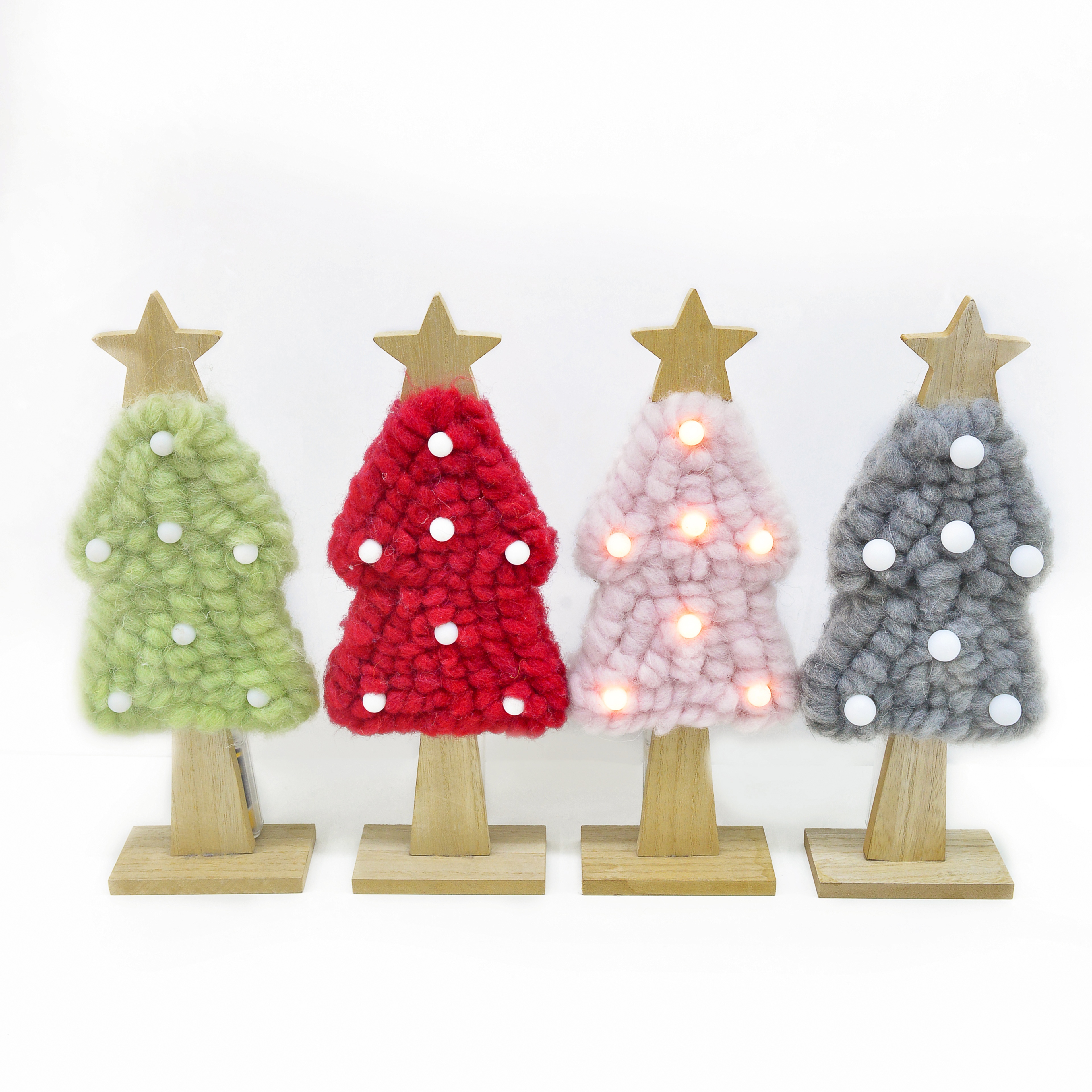 New Classic wool felt craft Ornaments, Poke Poke Christmas Tree Standing Handmade diy material Kit, Homemade living Room and Bedroom Finished ornaments 021 styles (Price negotiable, stored handmade)