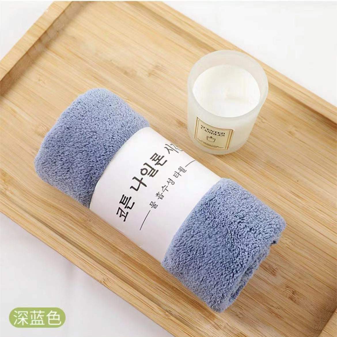 Manufacturers Spot Coral Velvet Towel Absorbent Face Towel Solid Color Five Pack Gift Towel Wholesale Application Scenario