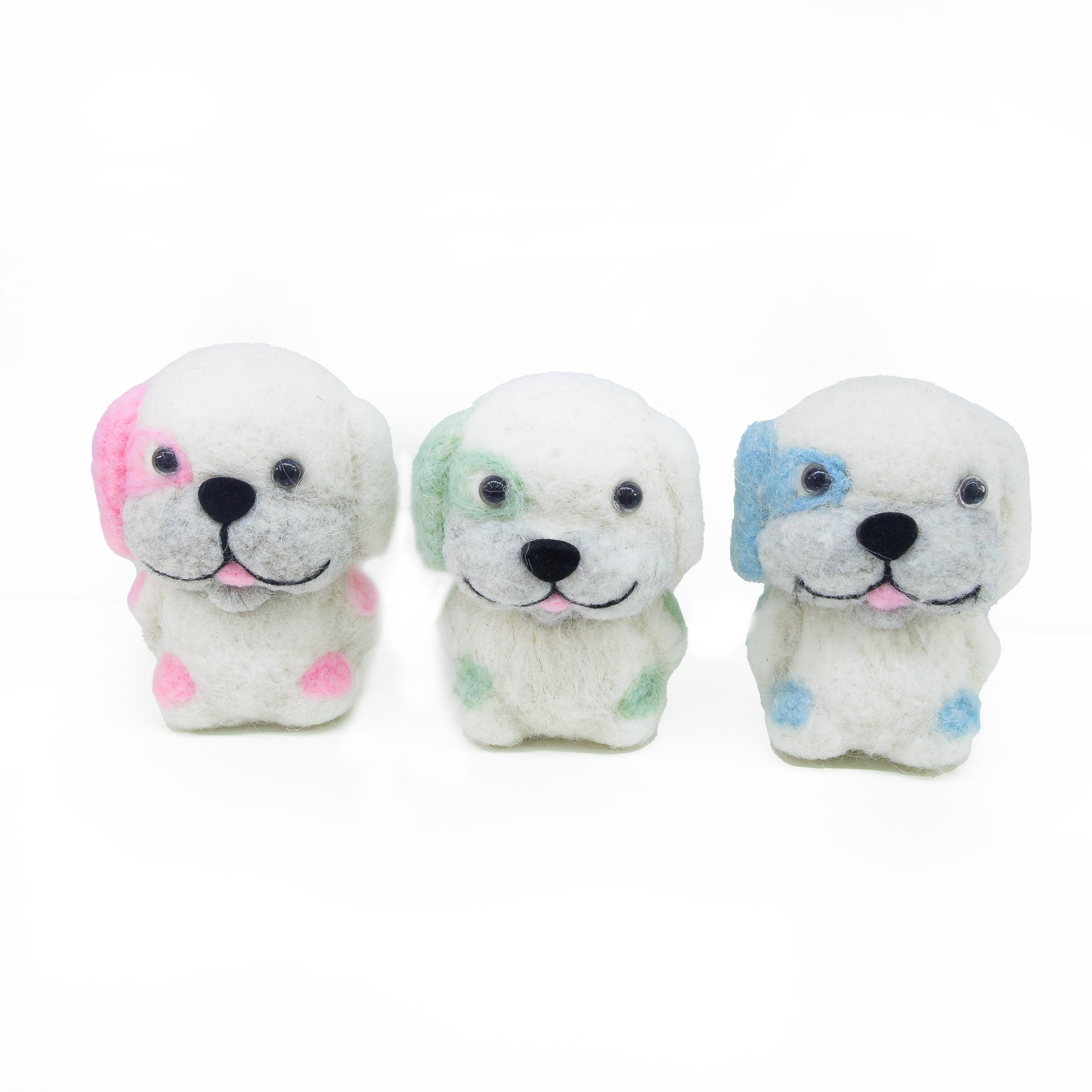 金典新款羊毛毡工艺摆件戳戳乐小狗款手工diy材料包自制客厅卧室成品摆件多色款可选24（价格面议 存手工制作）