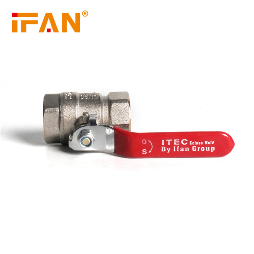 IFAN copper ball valve DN15, thickened internal and external thread heavy-duty electroplated copper body core ball valve, 4-inch and 6-inch internal and external thread copper valve Specification image