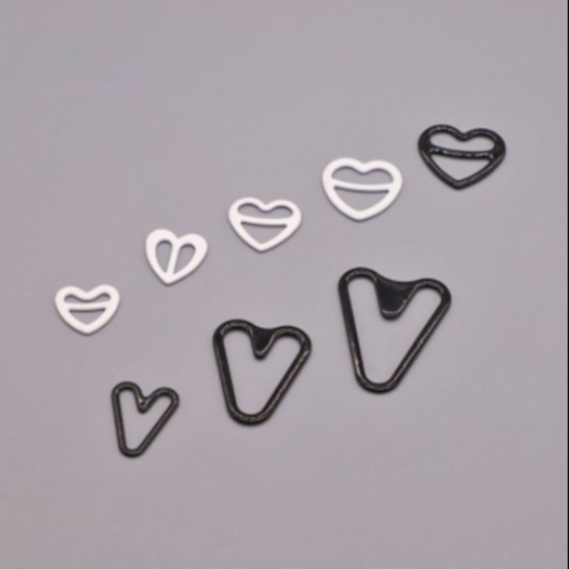 Hongxing underwear accessories, underwear hook and buckle accessories, underwear adjustment buckle, nylon iron wrapped rubber buckle, 089 buckle, bra shoulder strap wholesale Item Picture