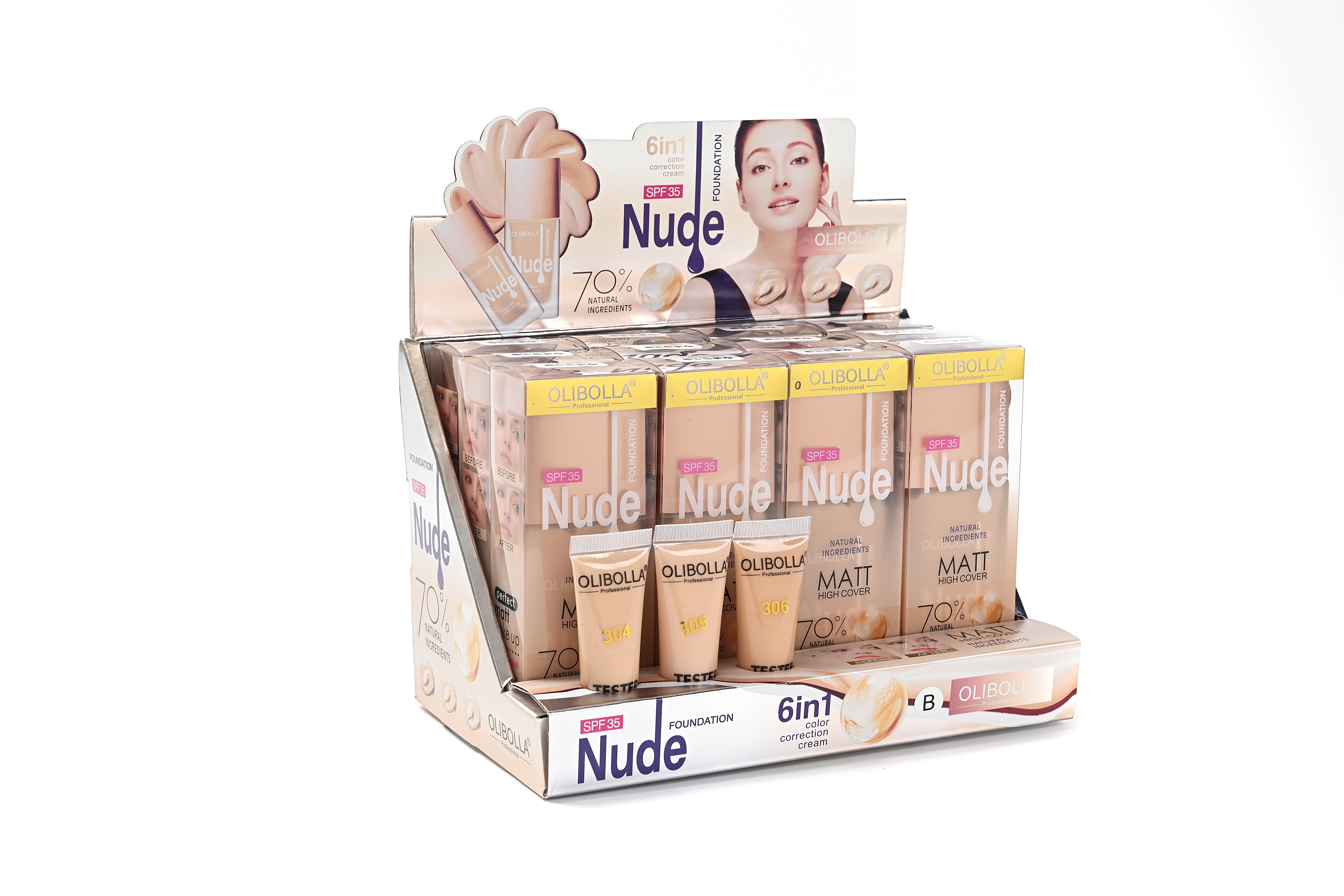 The 2023 new model of LA-F127 is selling well! Matte mist flour base liquid, moisturizing and long-lasting without makeup smudging, a bestseller in foreign trade!